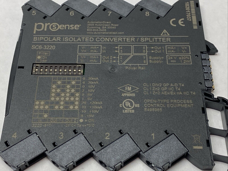 Automation Direct SC6-3220 ProSense Bipolar Isolated Converter / Splitter 24VDC - Maverick Industrial Sales