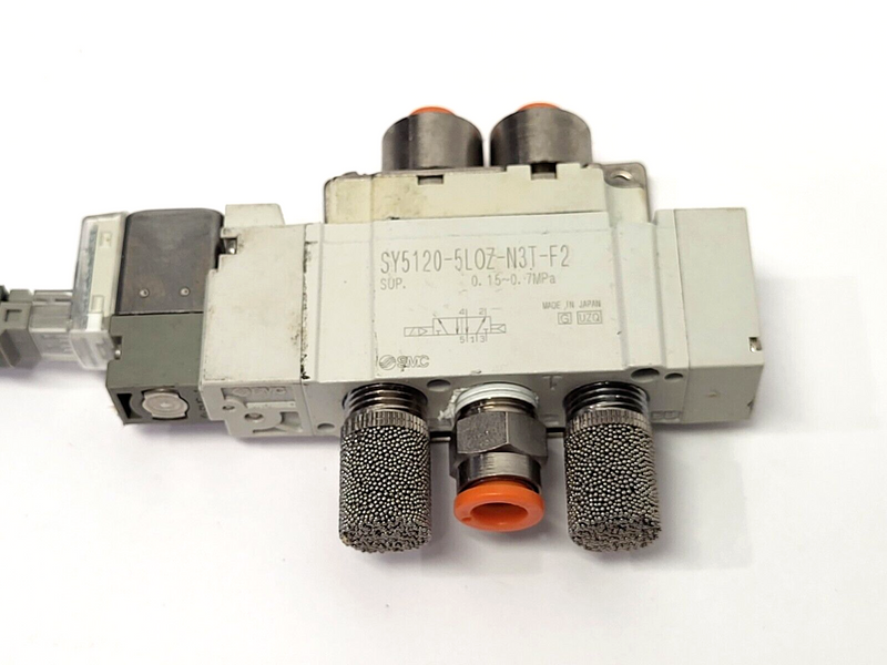 SMC SY5120-5LOZ-N3T-F2 5 Port Solenoid Valve - Maverick Industrial Sales