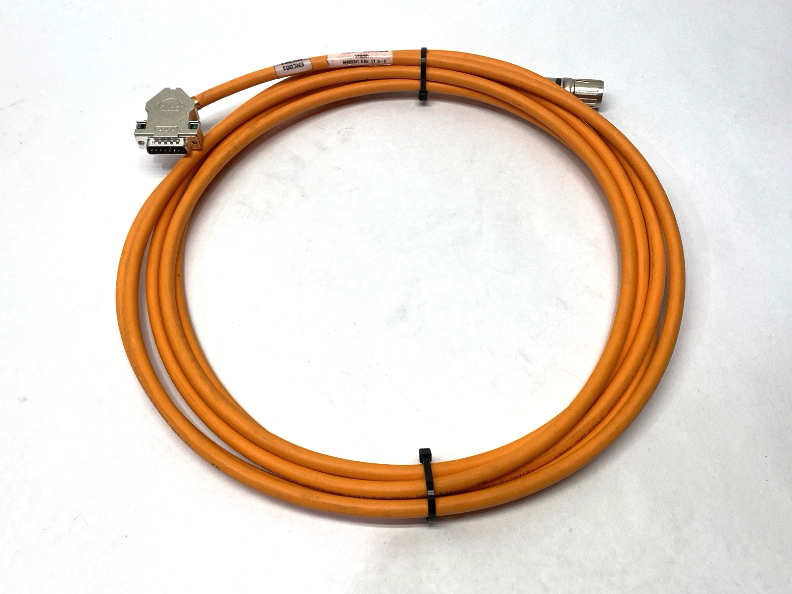 R911371234 | Bosch Rexroth Servo Motor Encoder Cable 5m 002ABB-NN-005,0 - Used - Maverick Industrial Sales