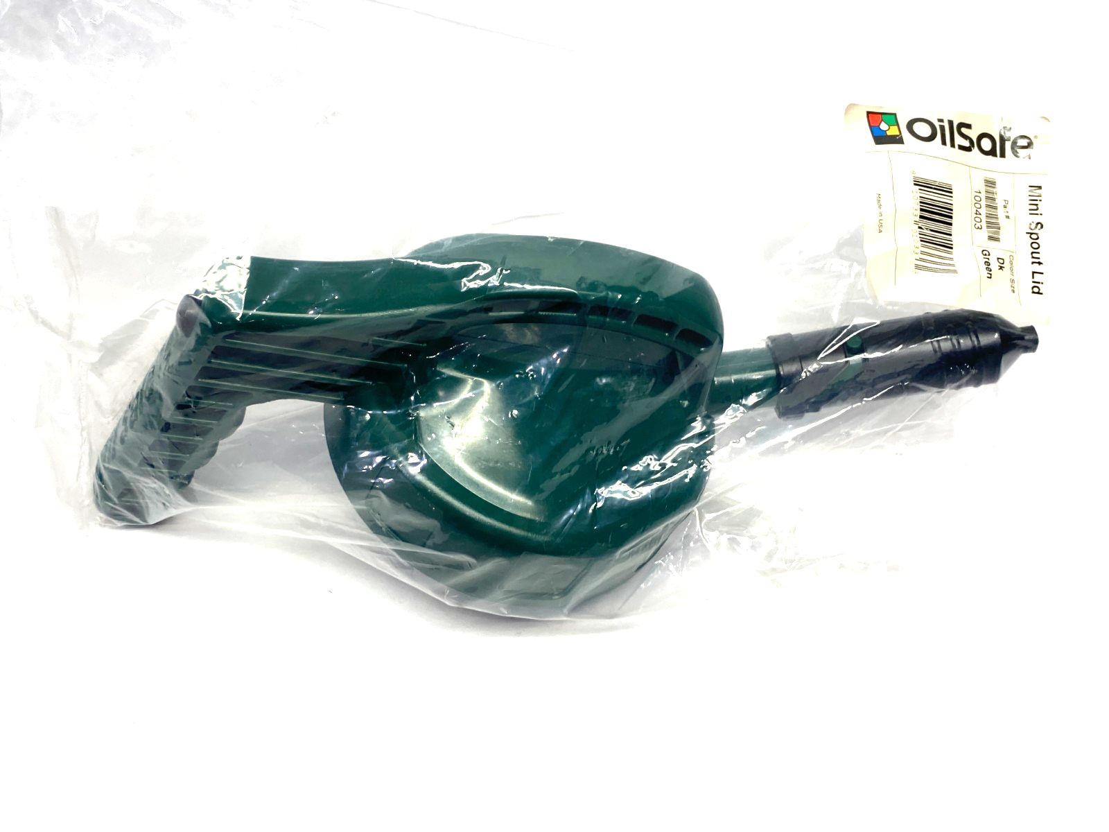 100403 | Oilsafe Mini Spout Lid, Dark Green - New - Maverick Industrial Sales