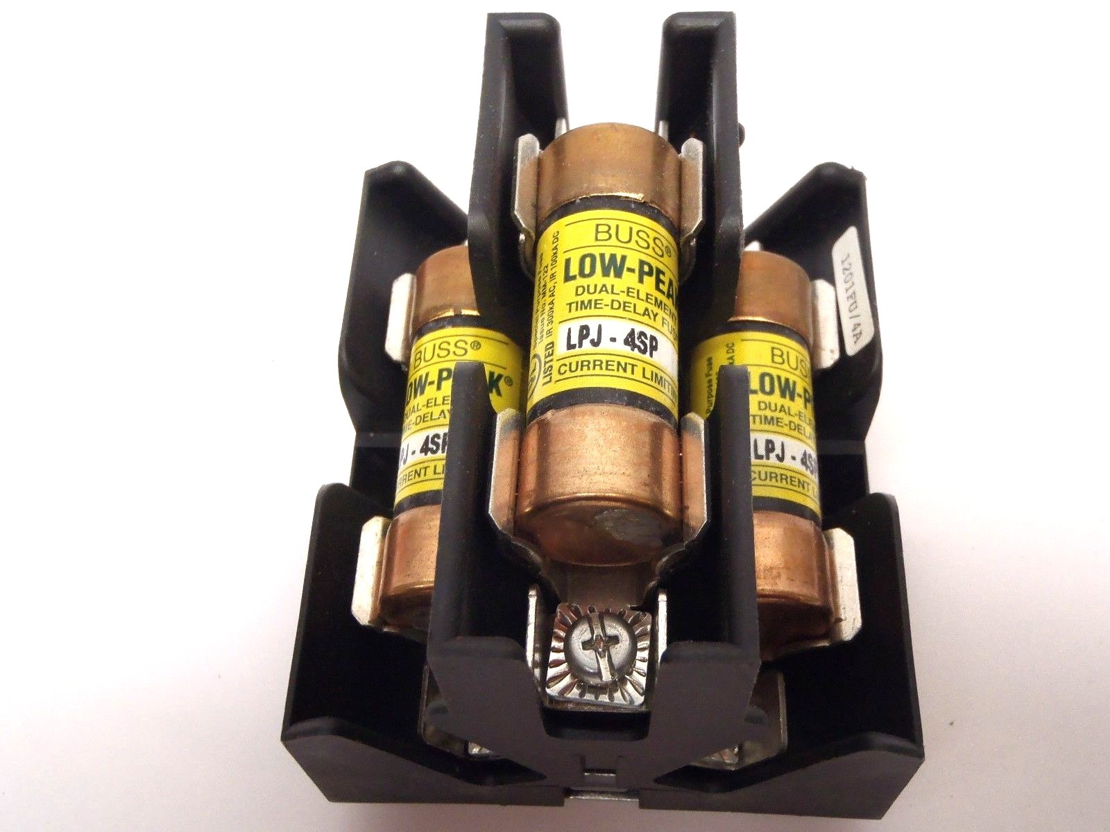 Buss JP60030-3PRA Pyramid Fuse Holder Block 600V-30A with LPJ-4SP Fuses - Maverick Industrial Sales