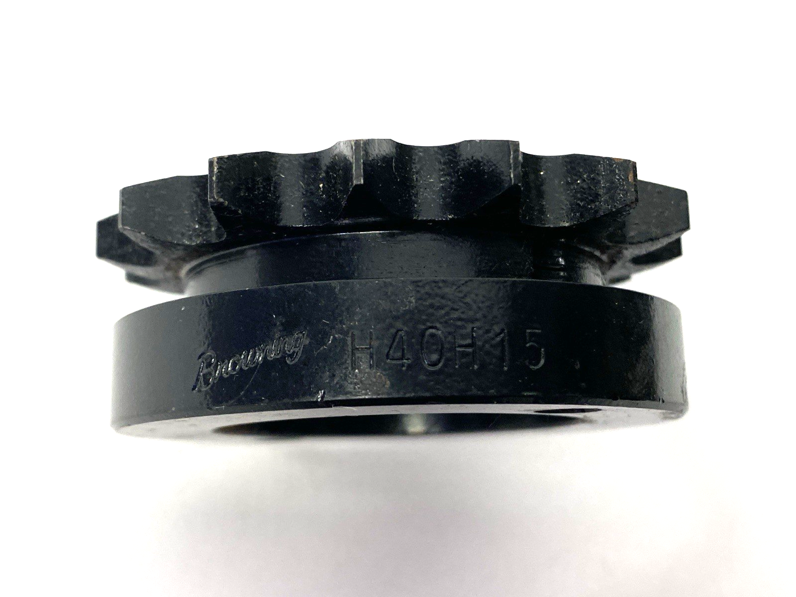H40H15 | Browning Bushing Bore Roller Chain Sprocket 15 Teeth - New – Open box - Maverick Industrial Sales