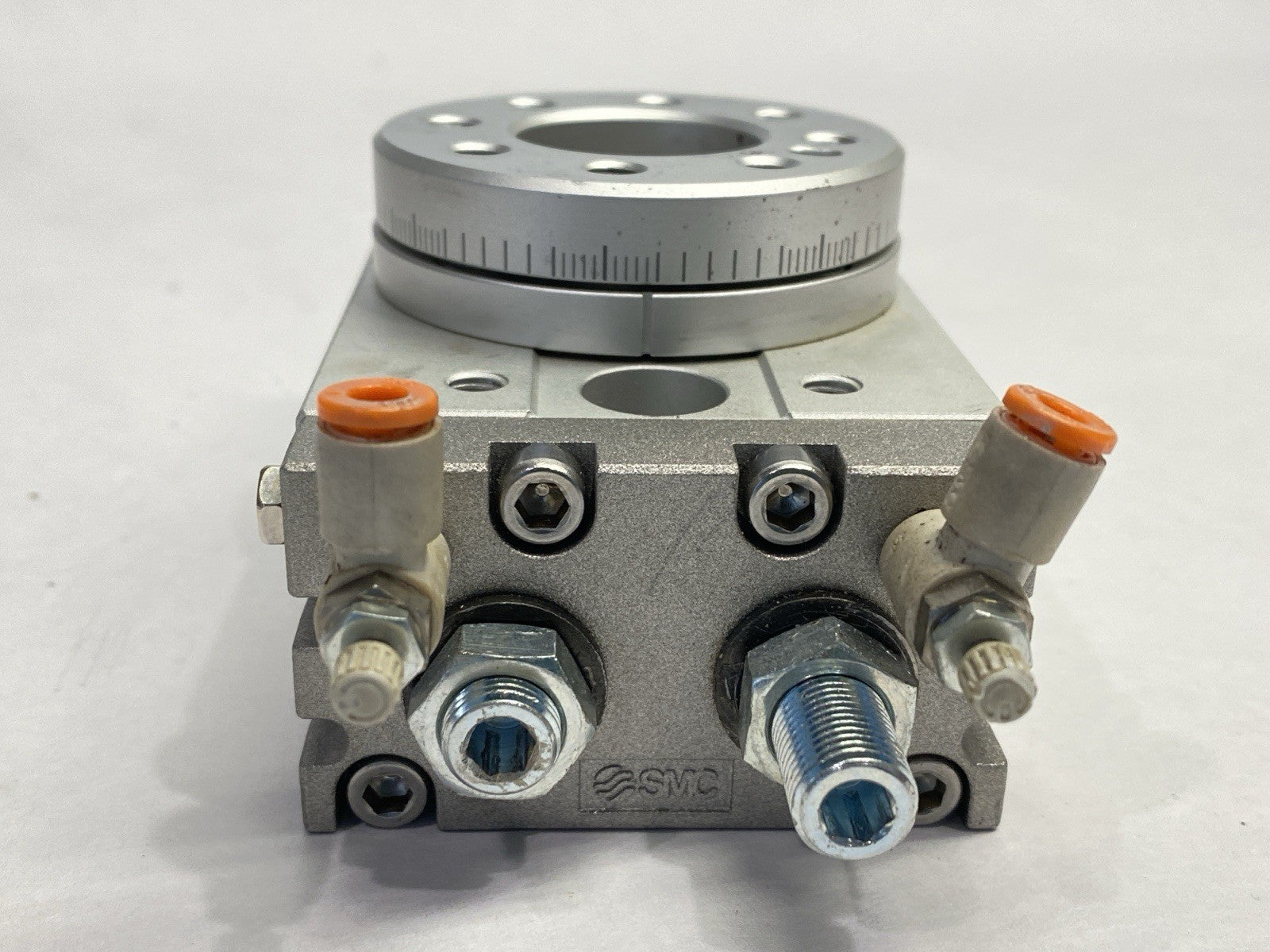 MSQB20A | SMC Pneumatic Rotary Table 190 Degree Rotation - Used - Maverick Industrial Sales