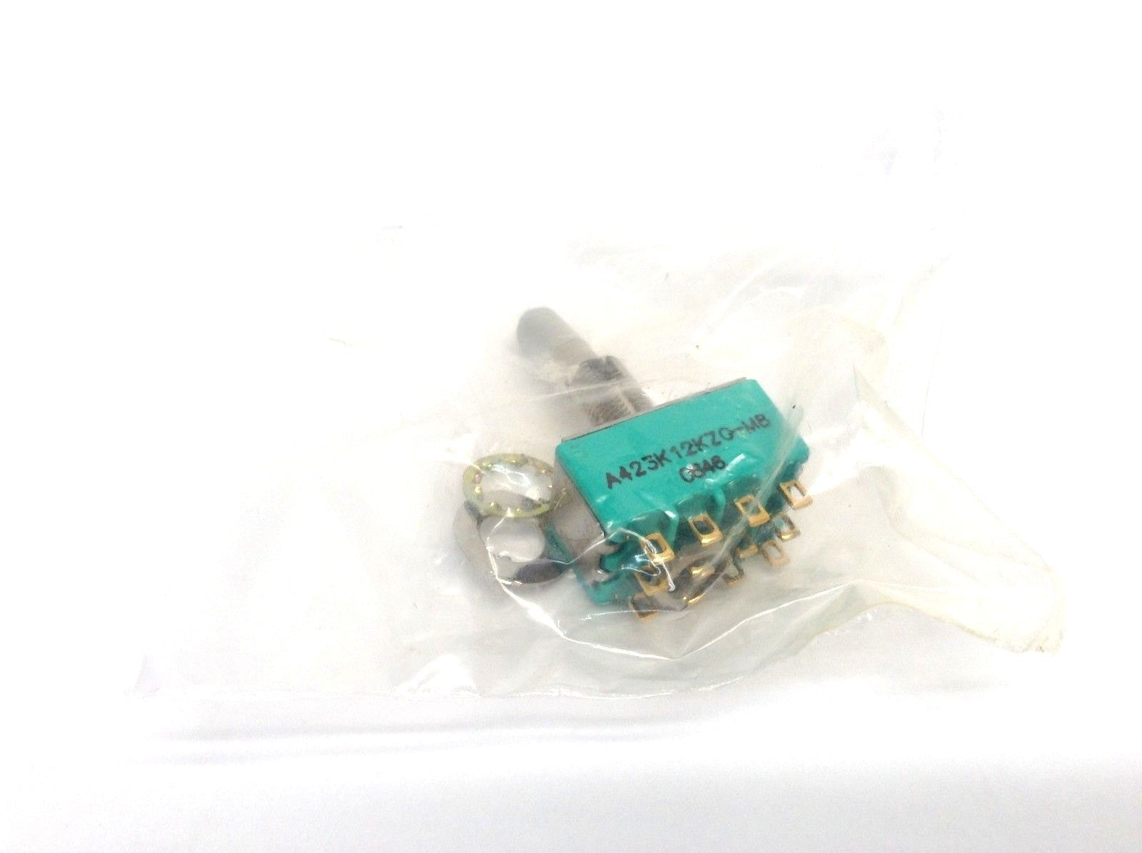 A423K12KZG-M8 | ElectroSwitch Toggle Switch 4PDT 6A -125V Panel Mount 3A -250V - New – Open box - Maverick Industrial Sales