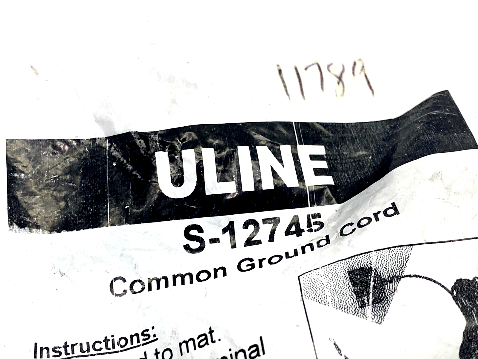 ULINE S-12745 15' Replacement Common Grounding Cord - Maverick Industrial Sales
