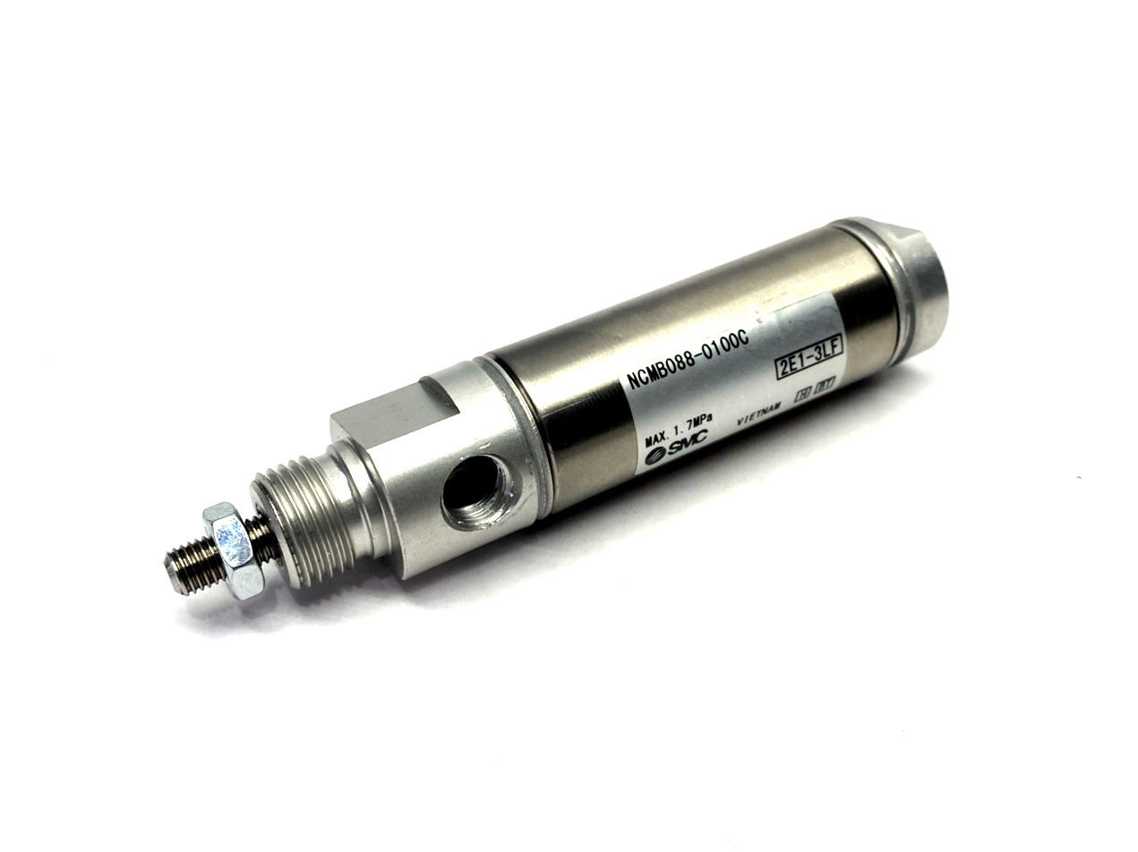 NCMB088-0100C | SMC Round Body Pneumatic Cylinder 7/8" Bore 1" Stroke - New Other - Maverick Industrial Sales