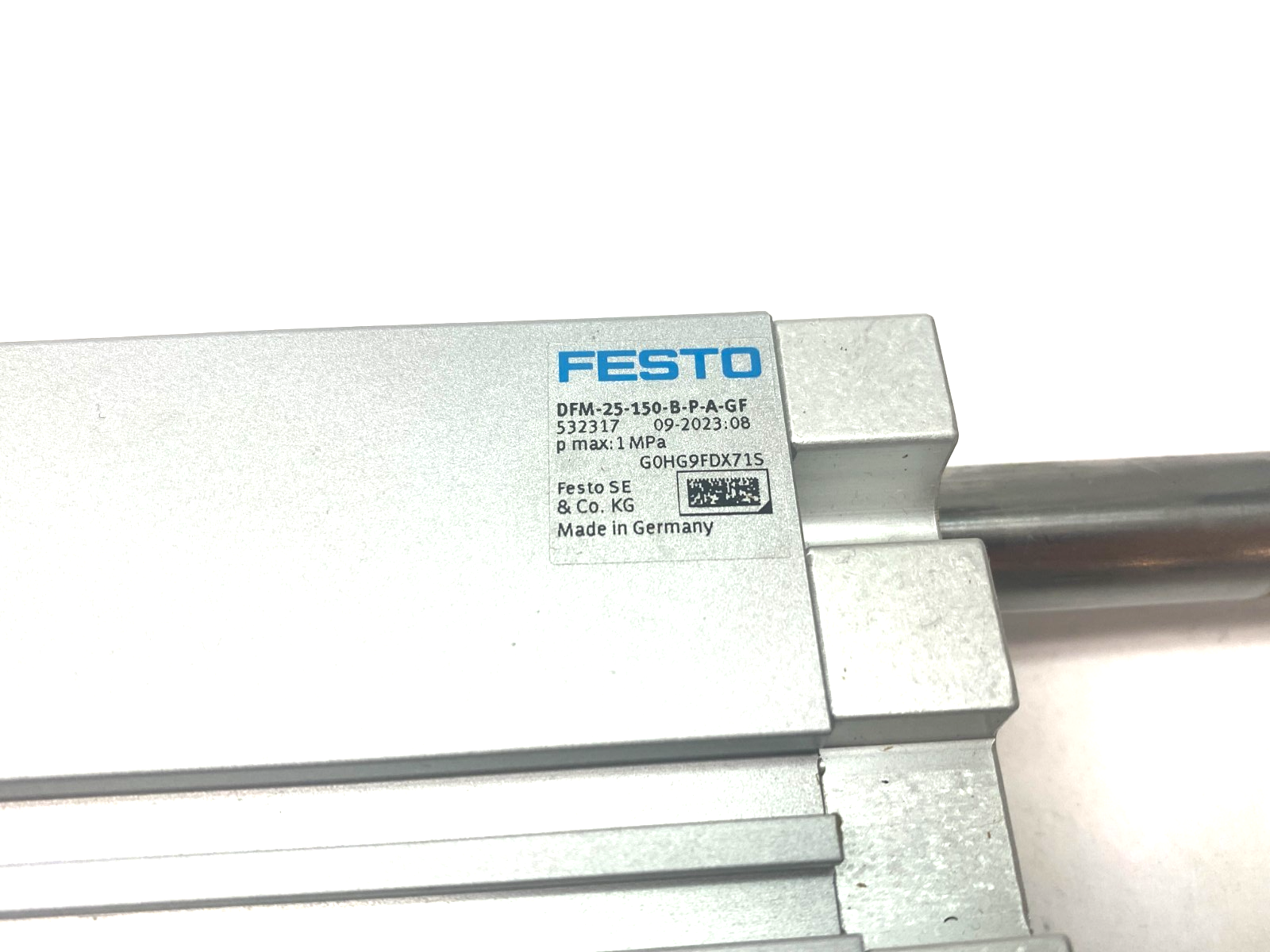 Festo DFM-25-150-B-P-A-GF Guided Drive Cylinder 150mm Stroke 25mm Bore 532317 - Maverick Industrial Sales