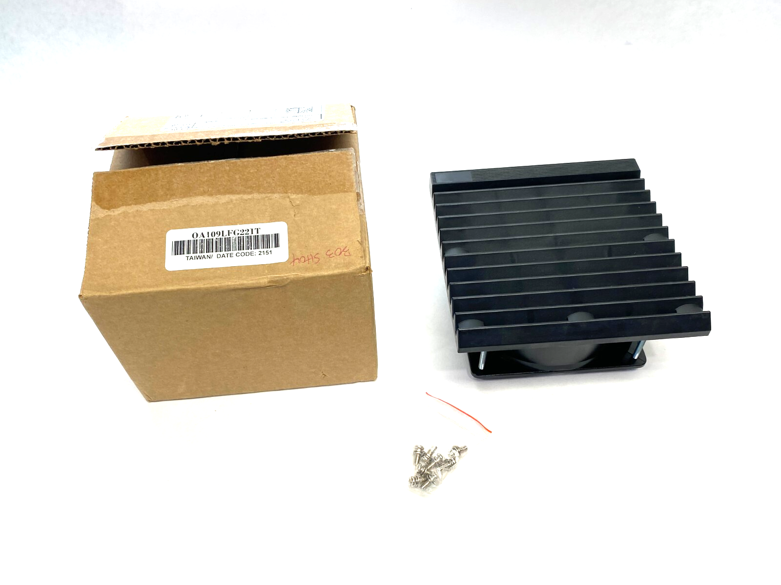 Orion Fans OA109LFG221T Snap-On Louvered Filter Exhaust Fan 148.5 x 148.5mm - Maverick Industrial Sales