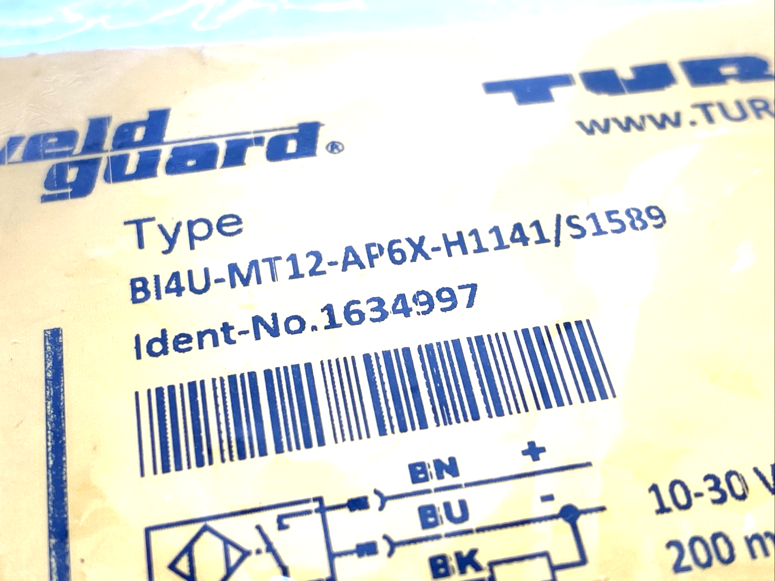 Turck BI4U-MT12-AP6X-H1141/S1589 WeldGuard Inductive Proximity Sensor 1634997 - Maverick Industrial Sales