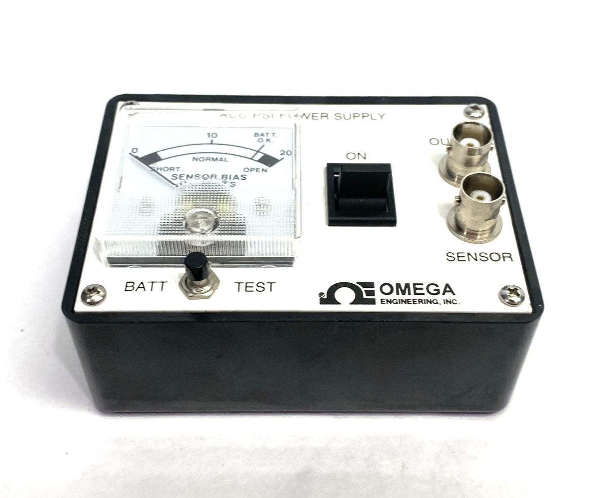 ACC-PS1 | Omega Accelerometer Power Supply, Battery Powered, 1-Channel, ACC-PSI - Used - Maverick Industrial Sales
