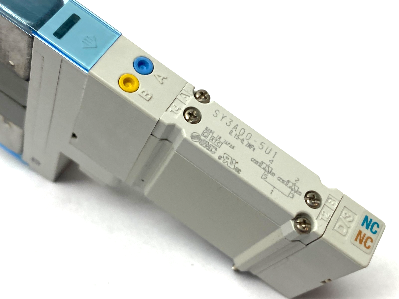 SMC SY3A00-5U1 Double Solenoid Valve, 4-Pos, Dual 3-Port - Maverick Industrial Sales