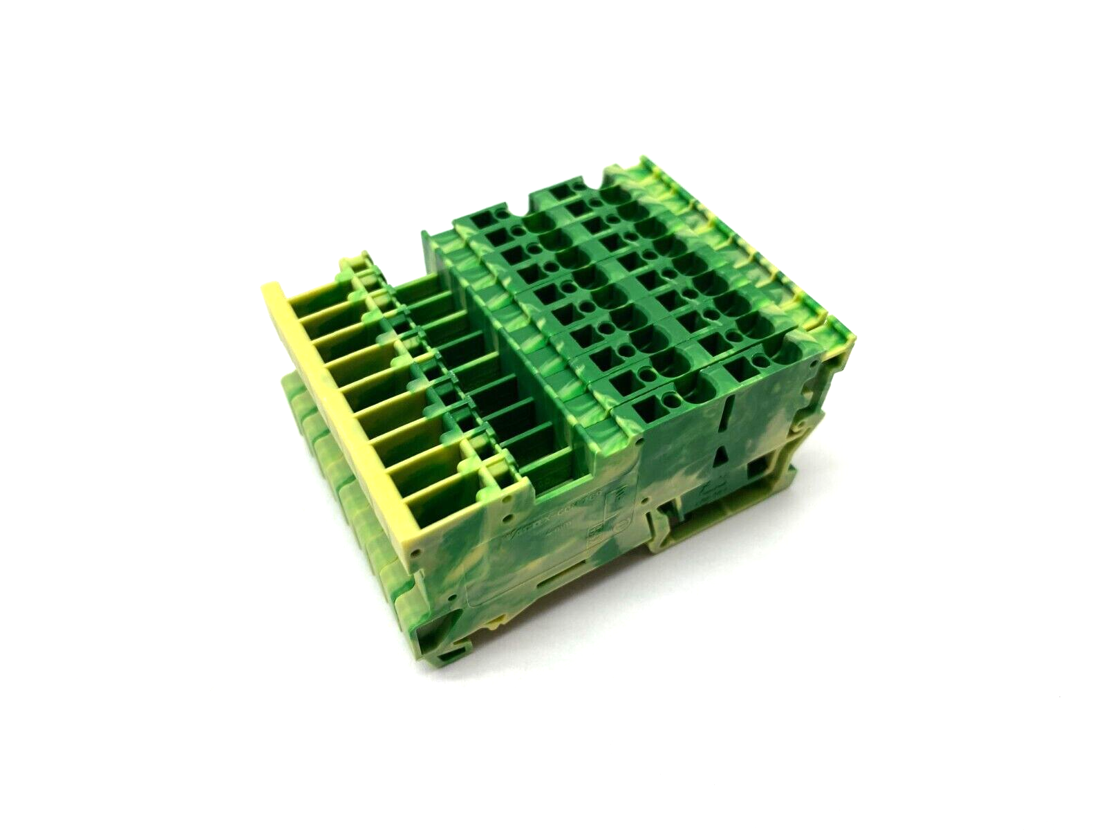 Wago 769-257 CAGE-CLAMP Ground Carrier Terminal Block 4mm 2-Cond/1-Pin PKG OF 10 - Maverick Industrial Sales