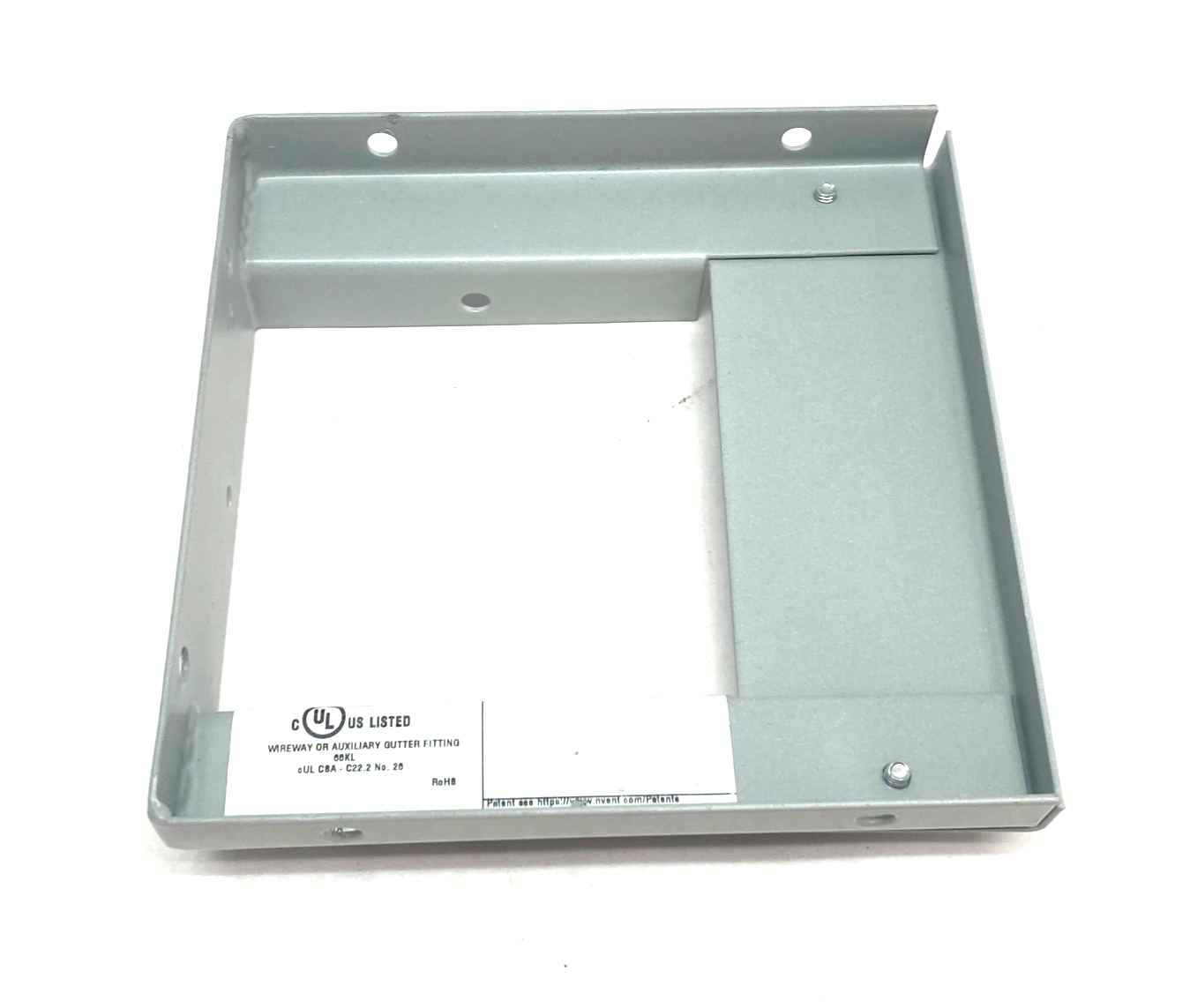 F66G44R | Hoffman nVent Reducer Plate PAINTED WHITE 6" x 6" to 4" x 4" - New – Open box - Maverick Industrial Sales