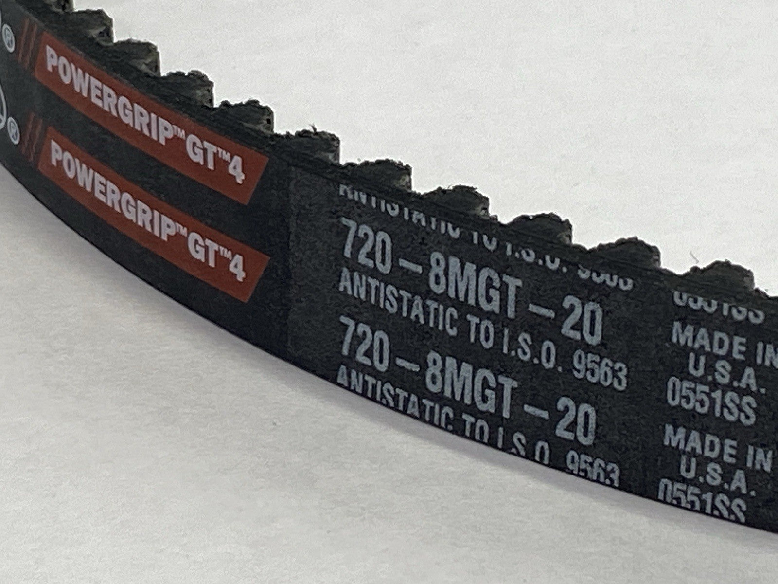 Gates 720-8MGT-20 PowerGrip GT4 Timing Belt 720mm Length - Maverick Industrial Sales