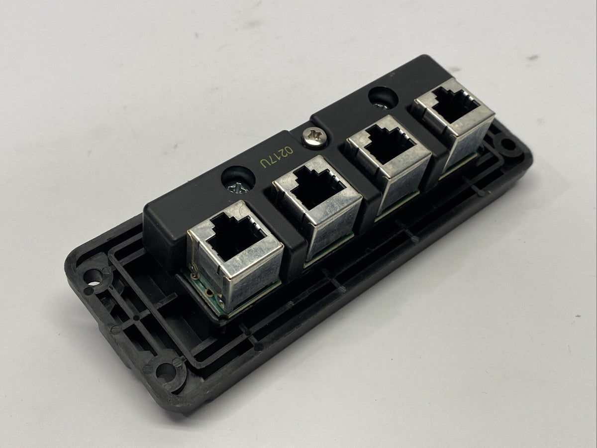 U3-00003, BIC-44-E424 | Turck BIC-44-E424 Wall/Panel Industrial Ethernet Connector Panel 4x M12 U3-00003 - Used - Maverick Industrial Sales