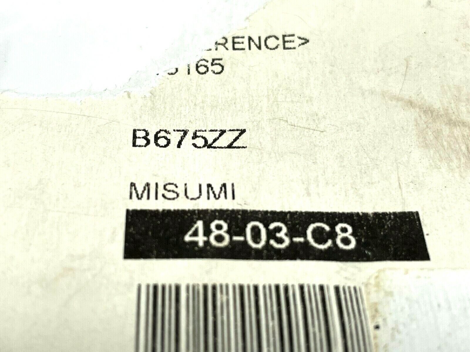 MiSUMi B675ZZ Double Shielded Small Deep Groove Ball Bearing - Maverick Industrial Sales