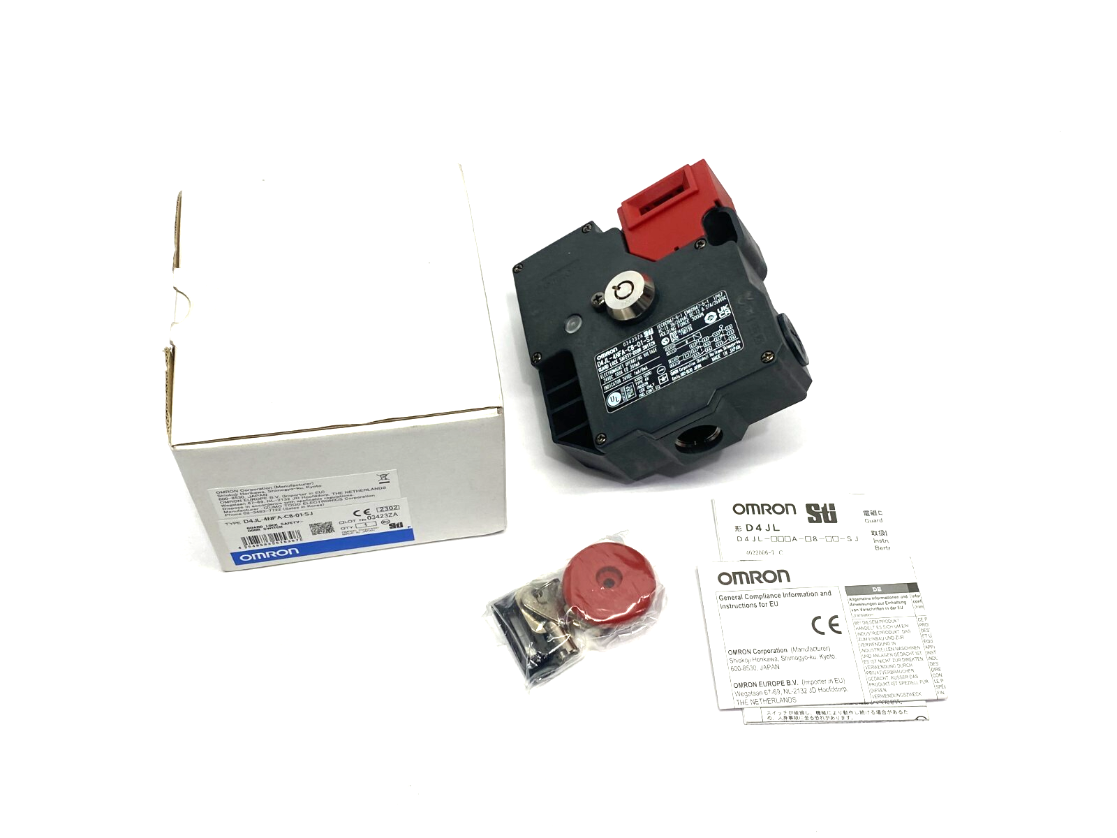 Omron D4JL-4NFA-C8-01-SJ Guard Lock Safety Door Switch - Maverick Industrial Sales