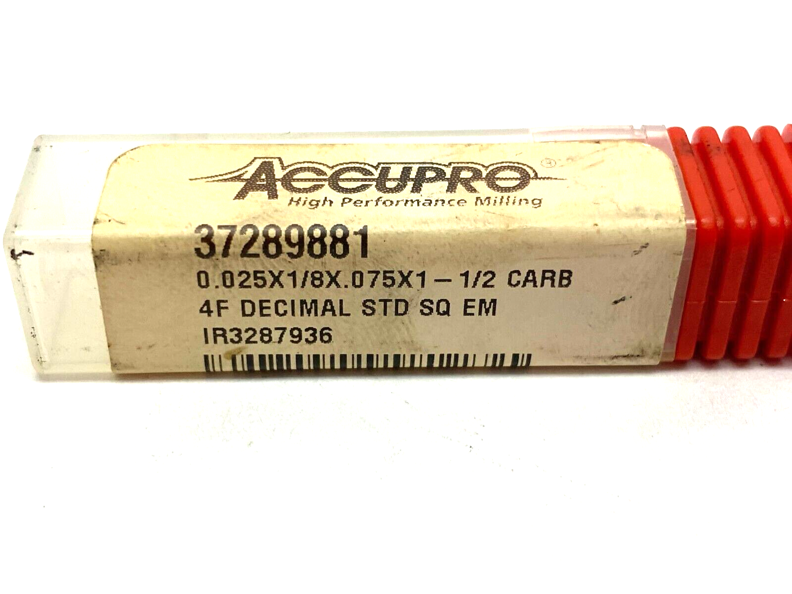 Accupro 37289881 Square End Mill .025 x 1/8 x .075 x 1-1/2 Carbide Spiral Flute - Maverick Industrial Sales