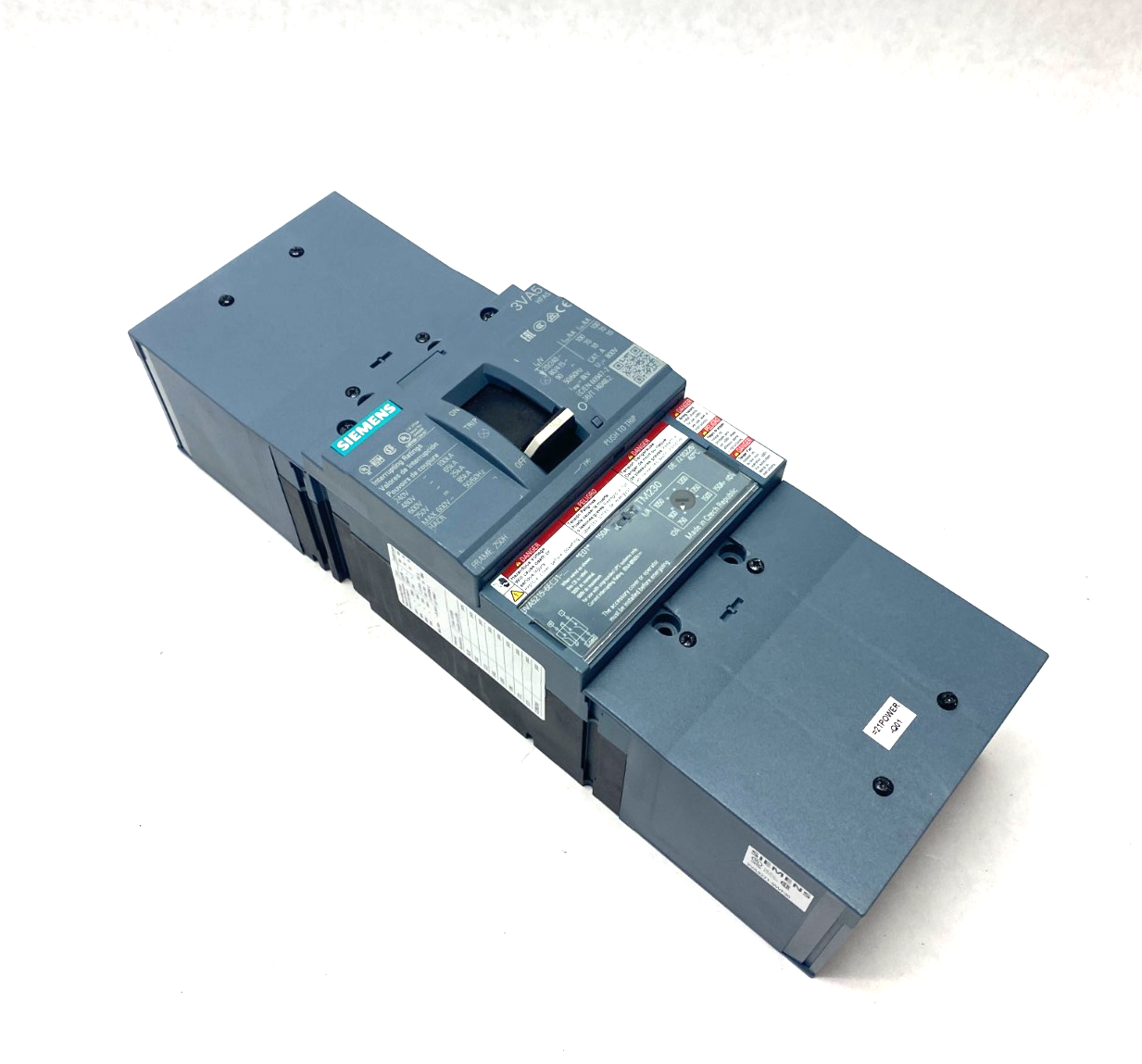 Siemens 3VA5215-6EC31-0AA0 Circuit Breaker 3-Pole 250 Breaking Cap - Maverick Industrial Sales