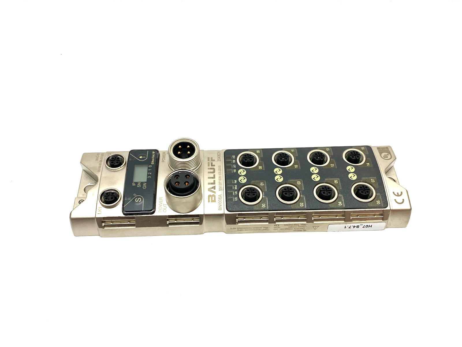 Balluff BNI006A Network Block for Ethernet/IP BNI EIP-508-105-Z015 - Maverick Industrial Sales
