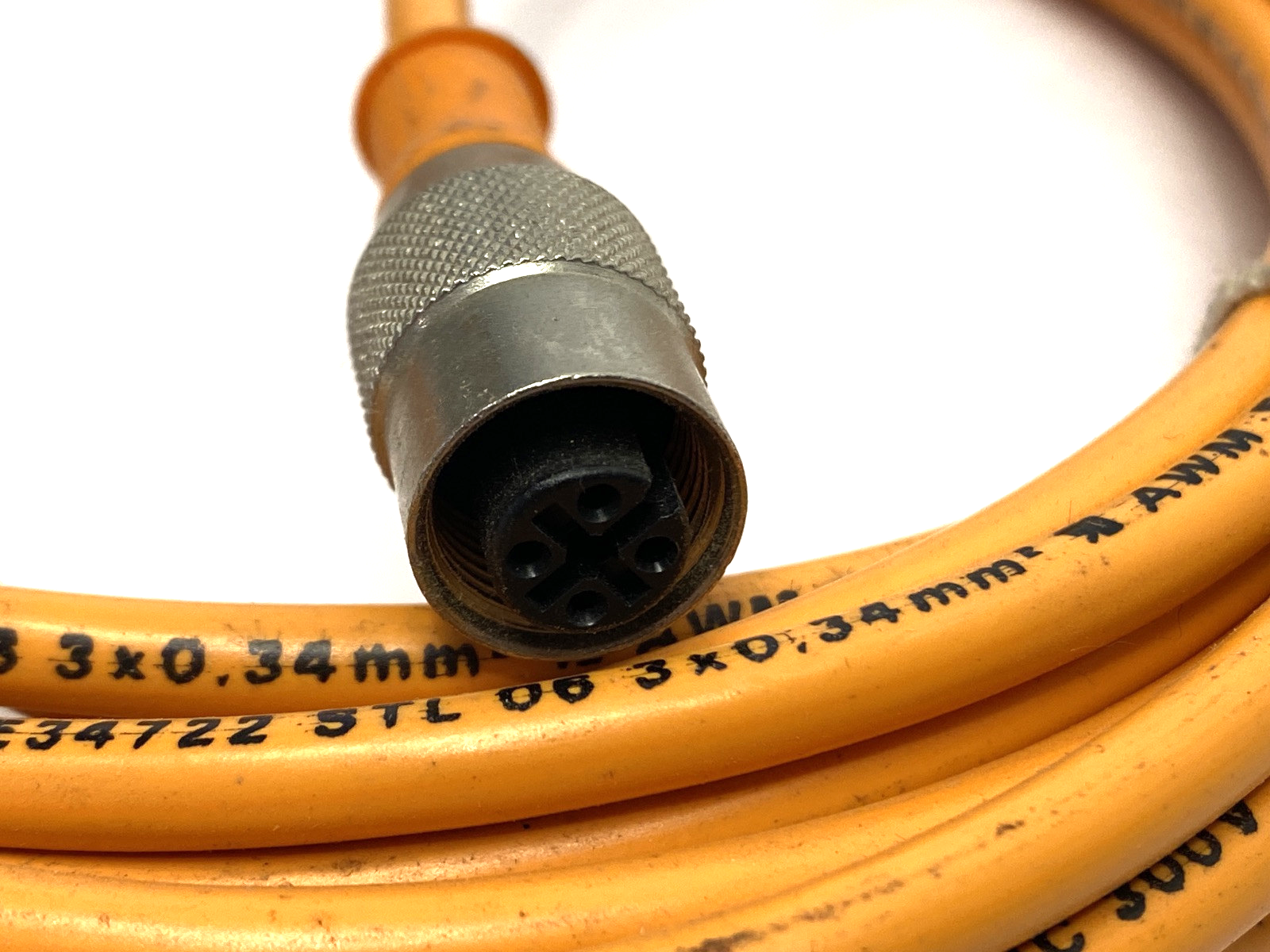 Lumberg Automation RKT4/3-06/5M Single-Ended M12 Female Cordset 600000244 - Maverick Industrial Sales