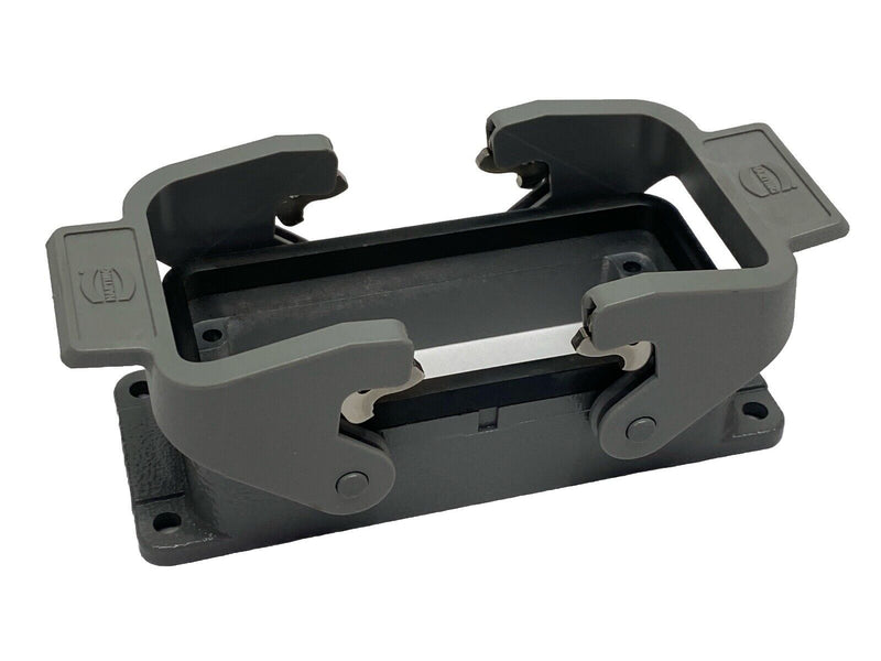 Harting Han 16B-HBM-DL Size 16B Bulkhead Mounted Housing 09300160301 - Maverick Industrial Sales