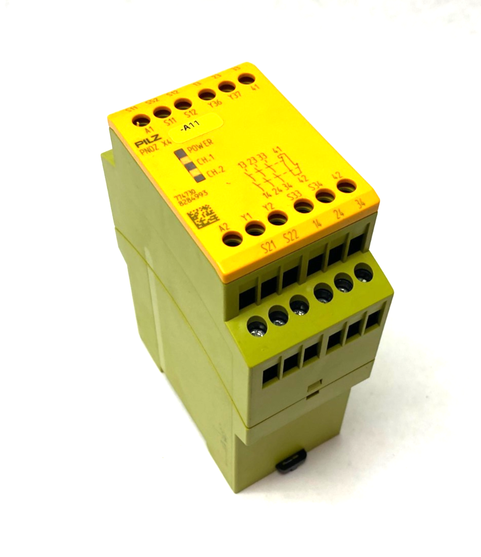 Pilz 774730 Standalone Safety Relay 1 or 2 Channel PNOZ X4 24VDC 3n/o 1n/c - Maverick Industrial Sales