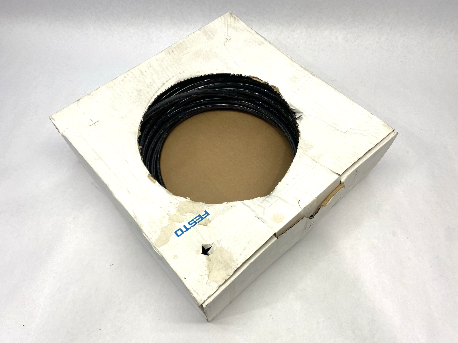 159669 | Festo PUN-10X1,5-SW Black Plastic Tubing 7mm ID 10mm OD CUT TO 25m - New – Open box - Maverick Industrial Sales