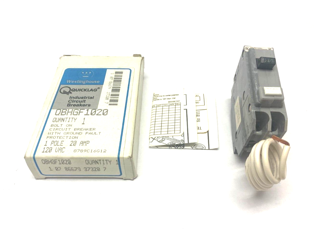 Eaton Westinghouse QBHGF1020 Quicklag Industrial Circuit Breaker Bolt-On - Maverick Industrial Sales