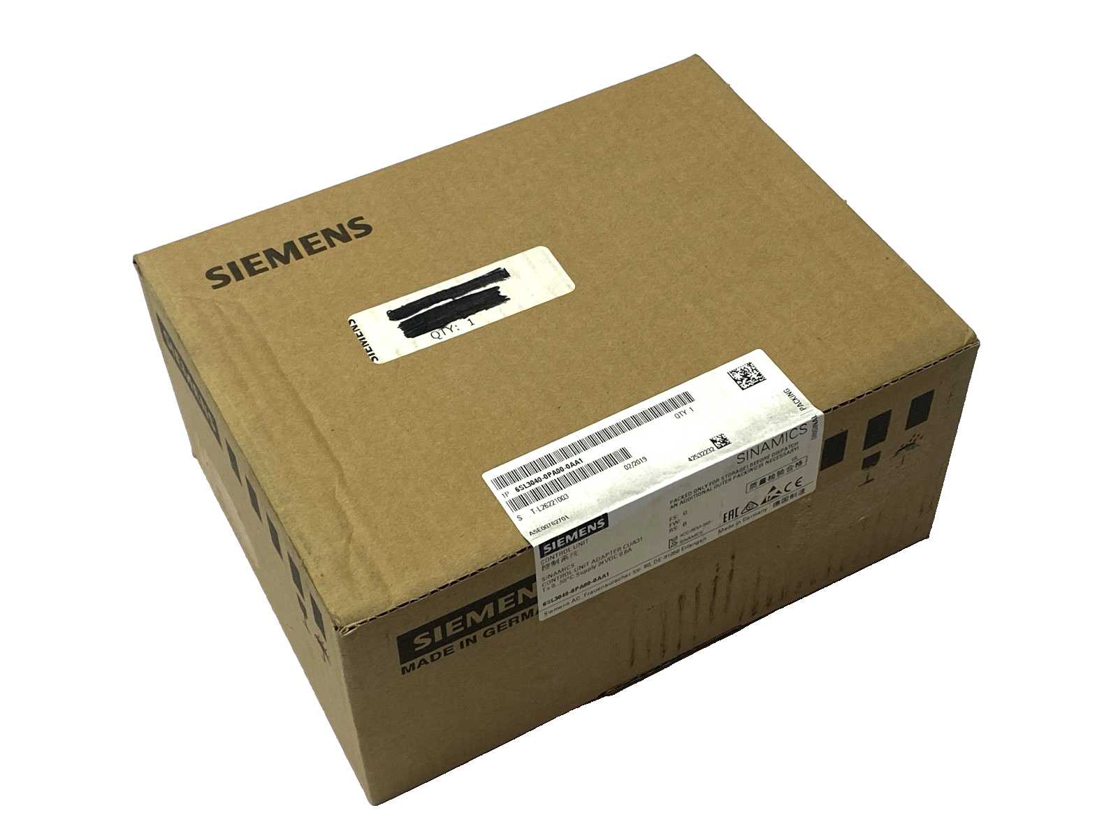 Siemens 6SL3040-0PA00-0AA1 SINAMICS Control Unit Adapter CU31 24VDC - Maverick Industrial Sales