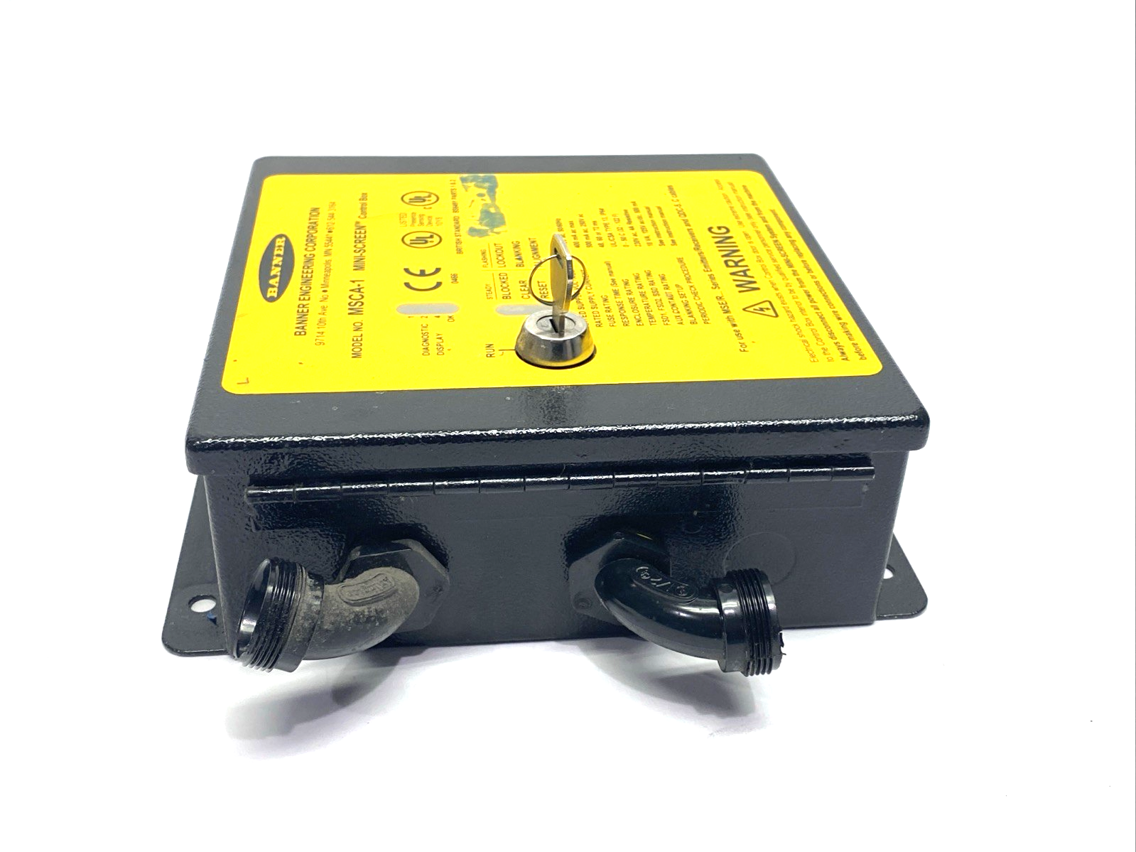 MSCA-1 | Banner MINI-SCREEN Control Box w/Key 37931 - Used - Maverick Industrial Sales