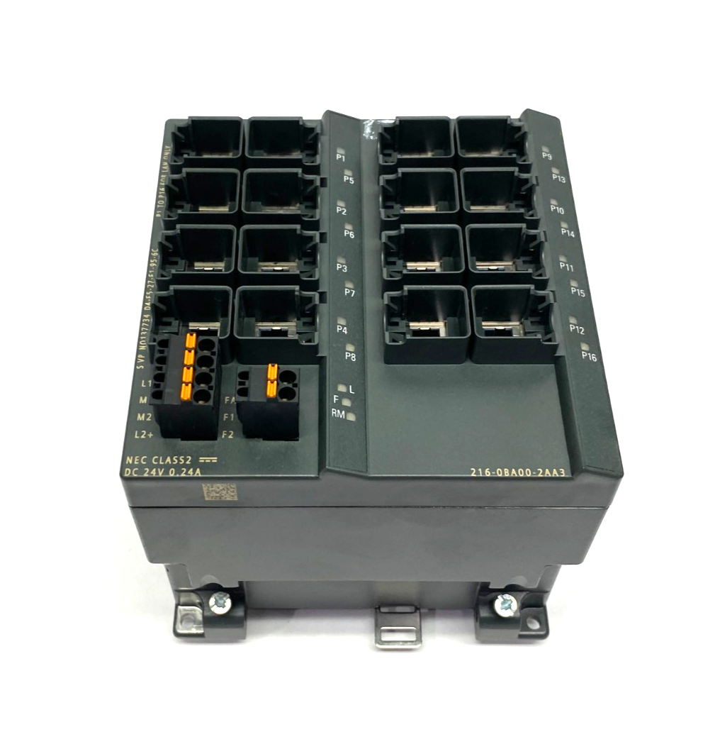 Siemens 216-0BA00-2AA3 SCALANCE X216 Industrial Ethernet Switch 16x 10/100Mbps - Maverick Industrial Sales