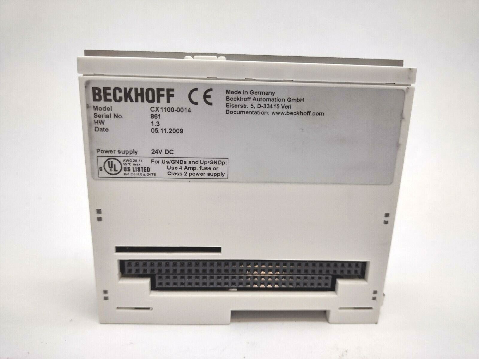 Beckhoff CX1100-0014 Power Supply Unit and I/O Interface Module - Maverick Industrial Sales