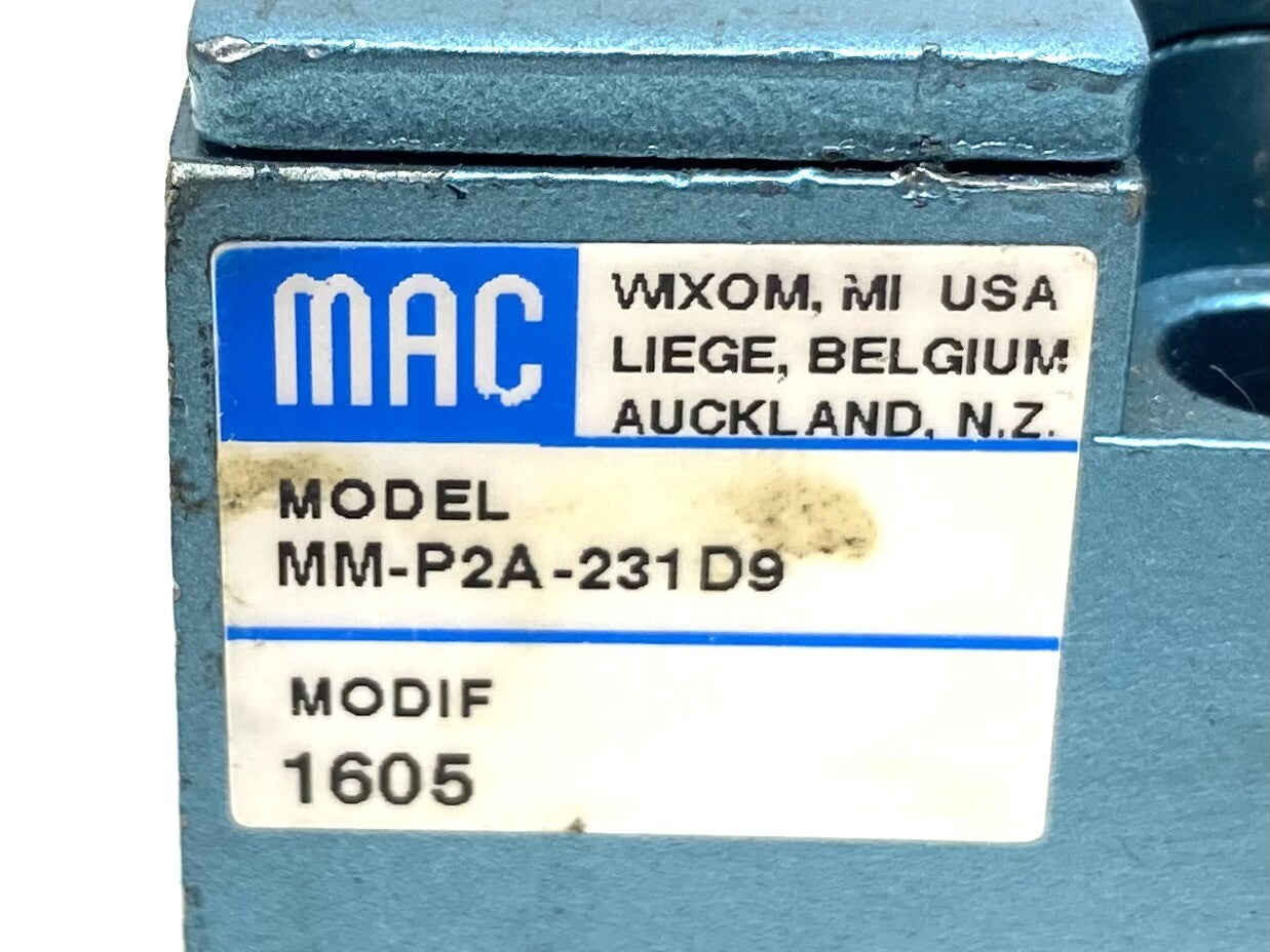 MAC Valves MM-P2A-231D9 Manifold - Maverick Industrial Sales