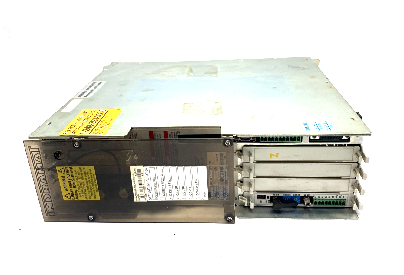 Indramat DDS02.1-W025-DS01-02-FW Digital AC Servo Controller DDS02.1-W025-D - Maverick Industrial Sales