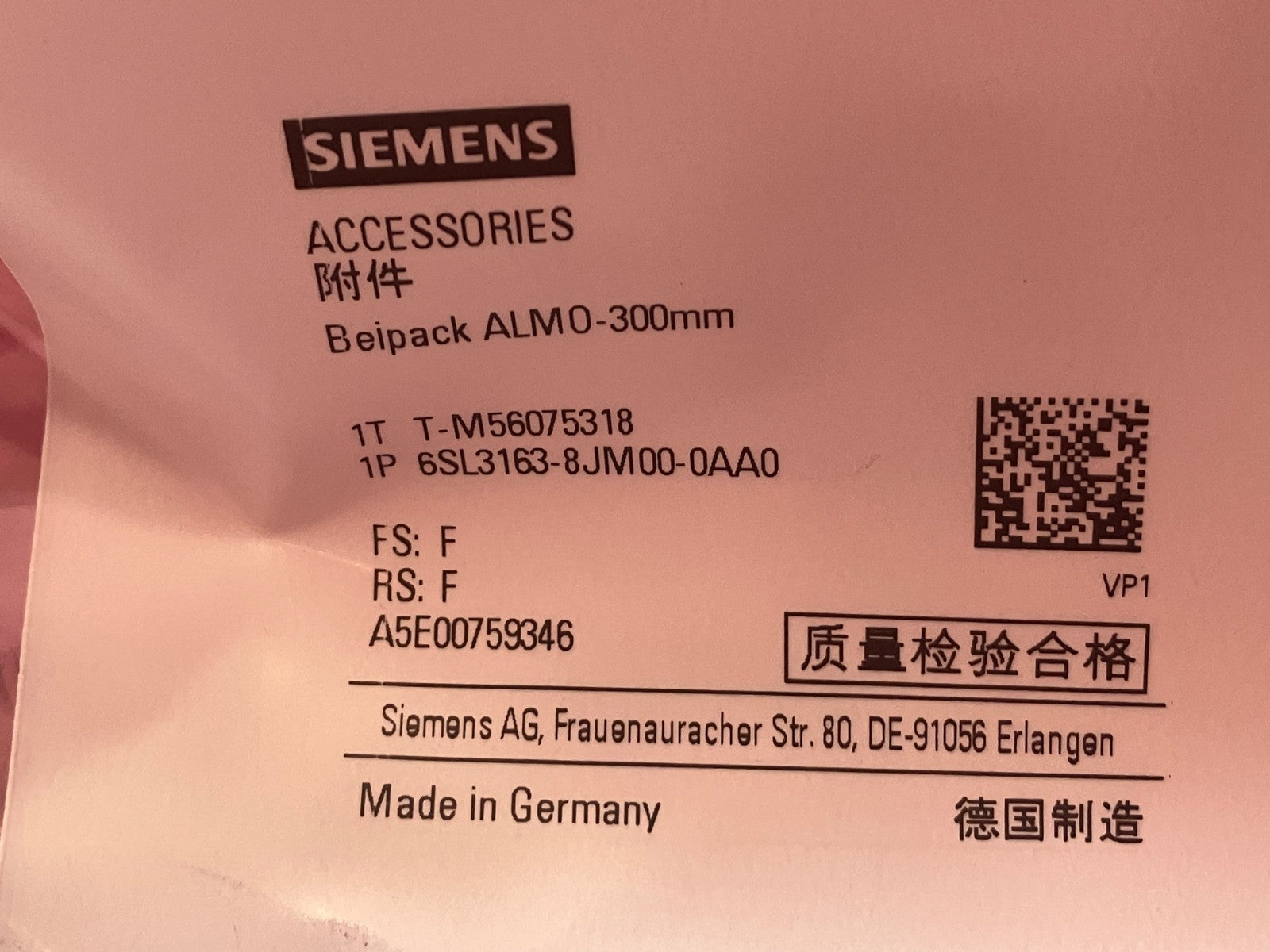 Siemens 6SL3130-7TE28-0AA3 SINAMICS Active Line Module 80 kW DC 510-720V Out - Maverick Industrial Sales
