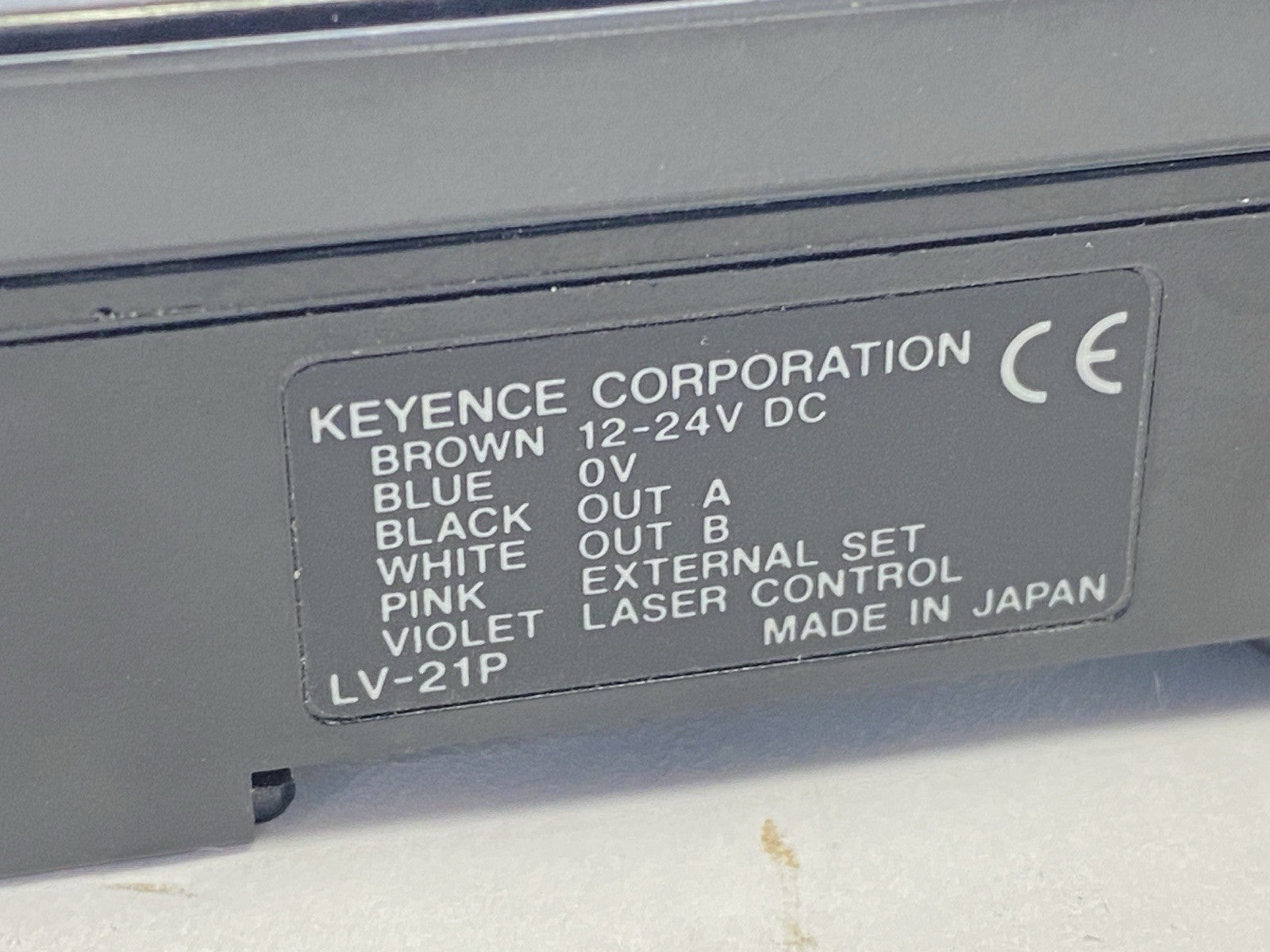 Keyence LV-21P Digital Laser Sensor Amplifier Main Unit PNP - Maverick Industrial Sales