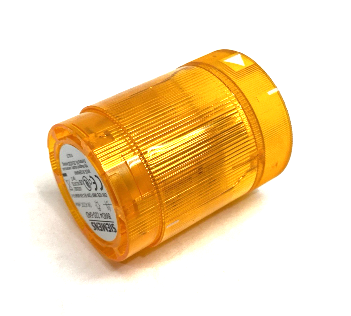 8WD4 220-5AD | Siemens Continuous 50mm Steady Stacklight Element Yellow - Used - Maverick Industrial Sales
