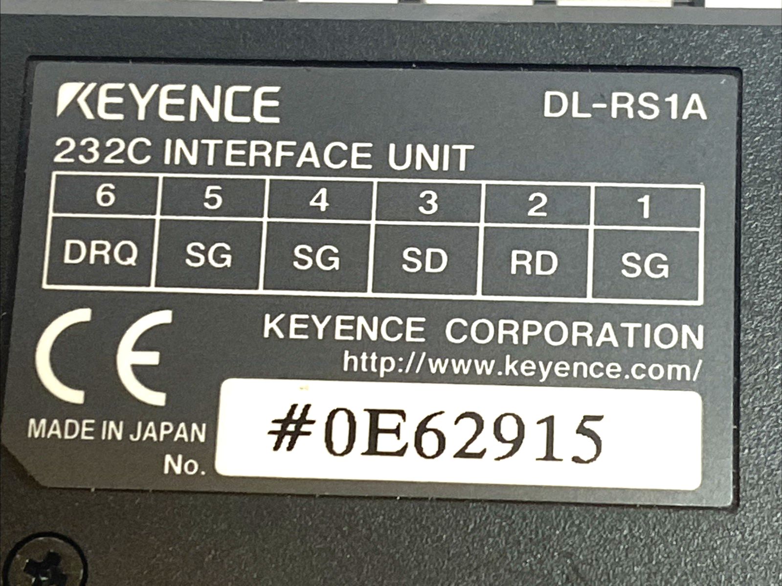 DL-RS1A | Keyence Network Communication Unit 232C- Used - Maverick Industrial Sales
