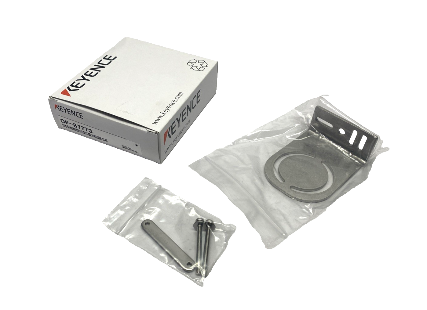 OP-87773 | Keyence Adjustable Angle Bracket For Laser Sensor - New – Open Box - Maverick Industrial Sales