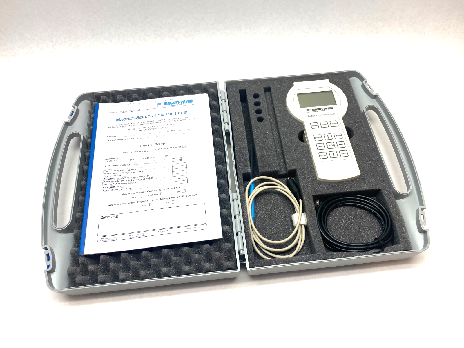 Magnet-Physik FH 52 Magnetic Field Strength Meter Teslameter 2000520 - Maverick Industrial Sales