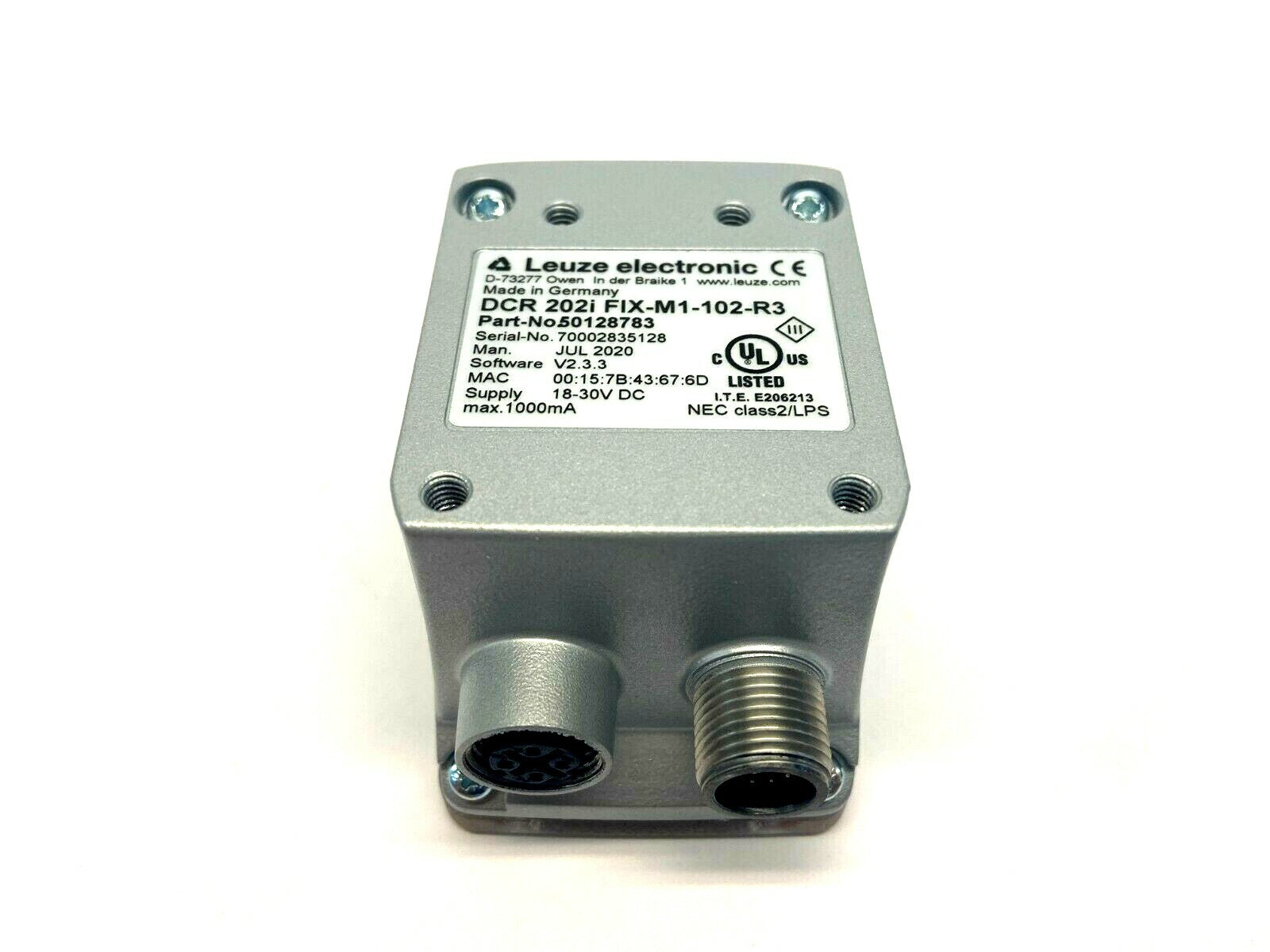 DCR 202i FIX-M1-102-R3 | Leuze Electronic Stationary 2D Code Reader 50128783 - New Other - Maverick Industrial Sales