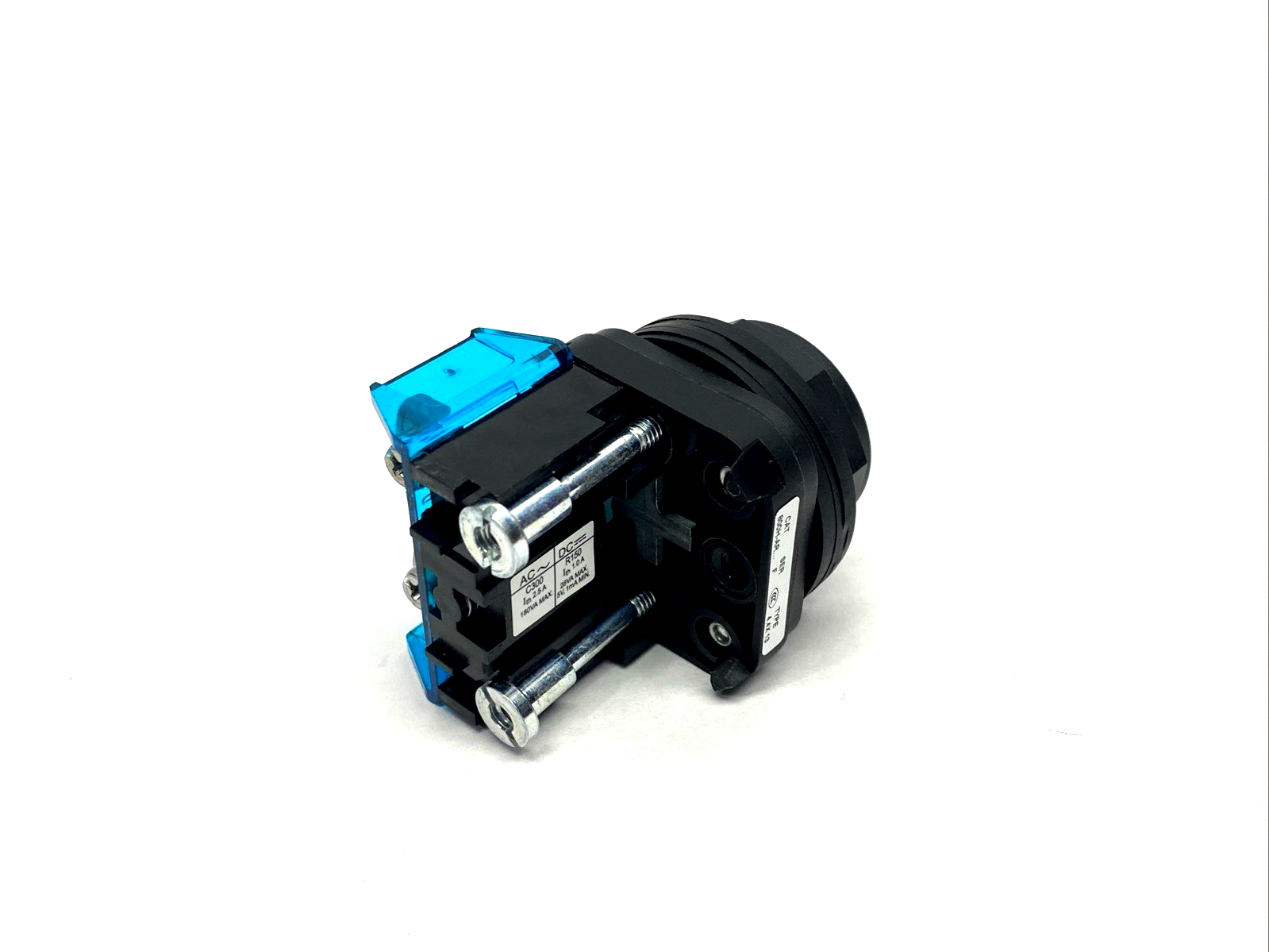 Allen Bradley 800H-AR7A 30mm Momentary Pushbutton, Blue, 1NO 1NC - Maverick Industrial Sales