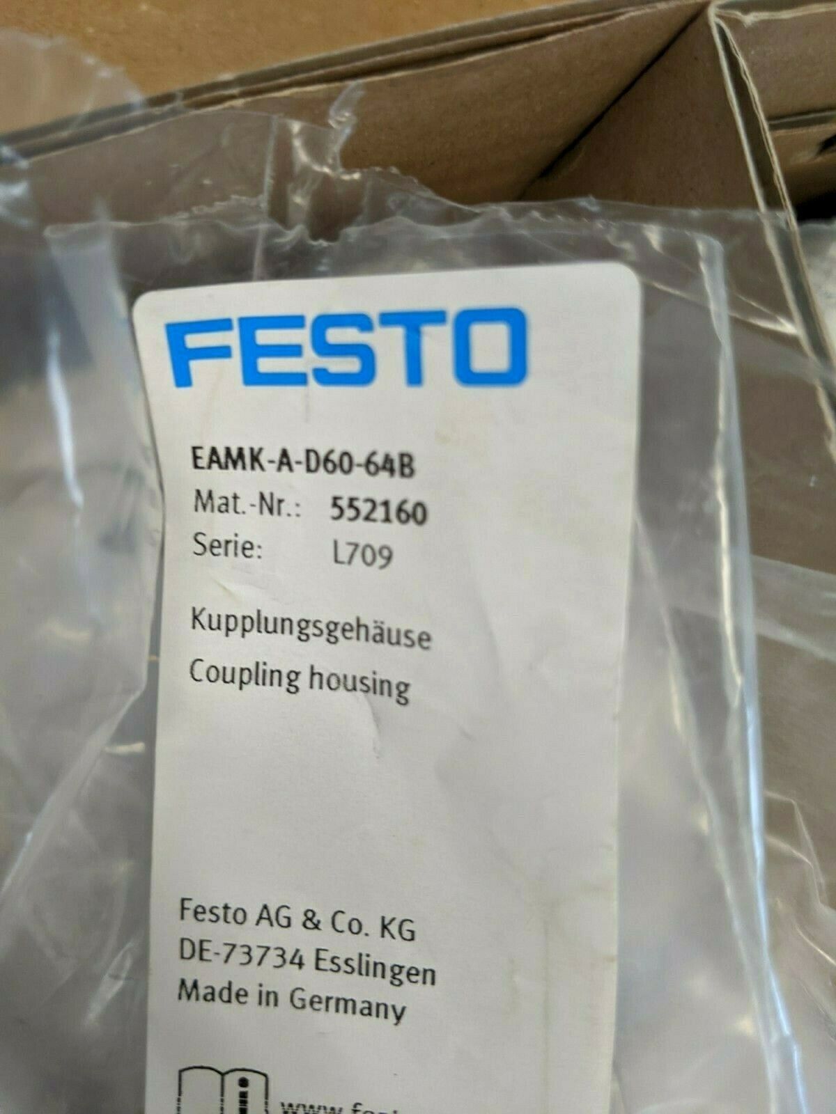 Festo EAMM-A-D60-70A Axial Kit 543161 - Maverick Industrial Sales