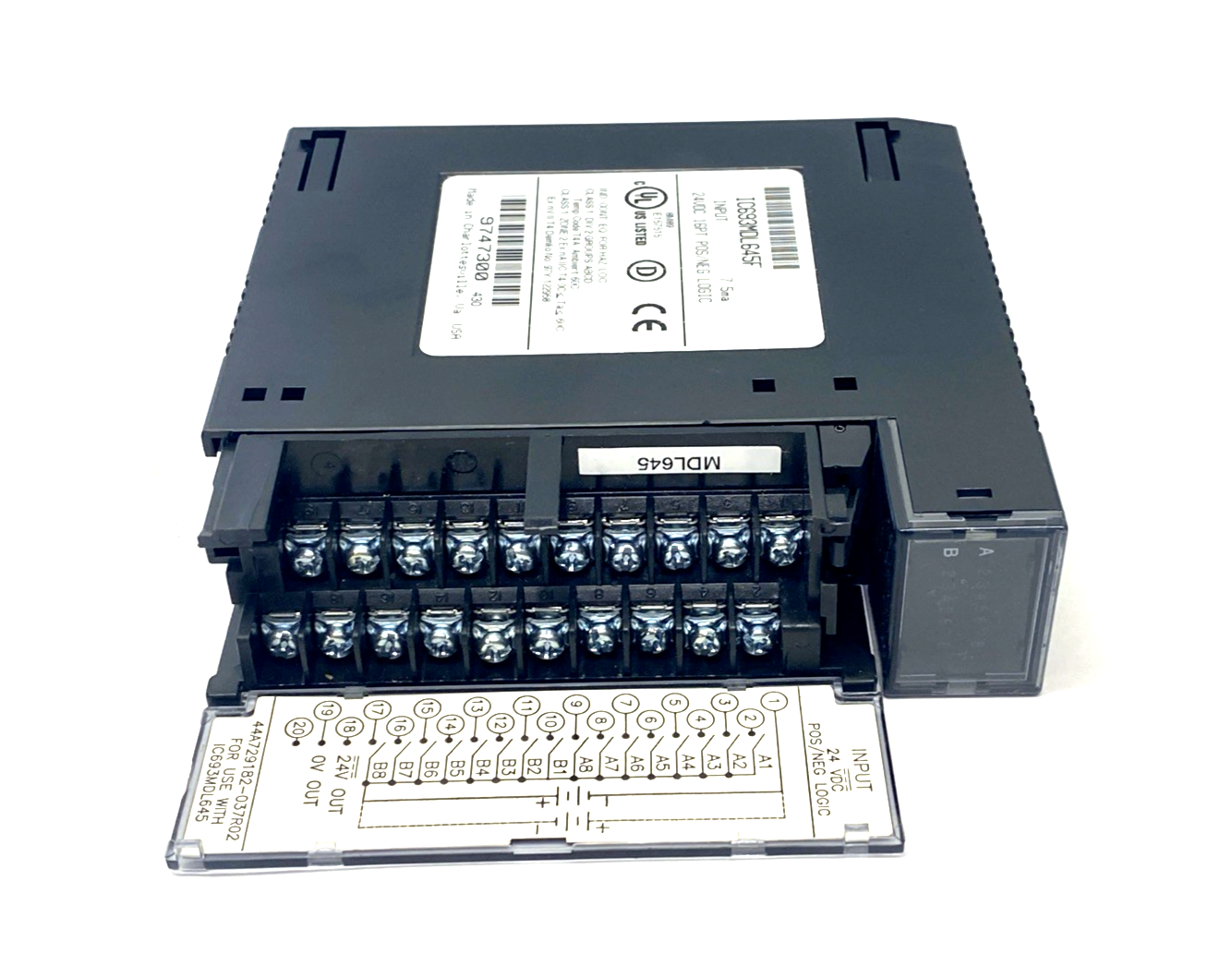 IC693MDL645F | GE Fanuc Input Module 24VDC Pos/Neg Logic 16PT - Used - Maverick Industrial Sales