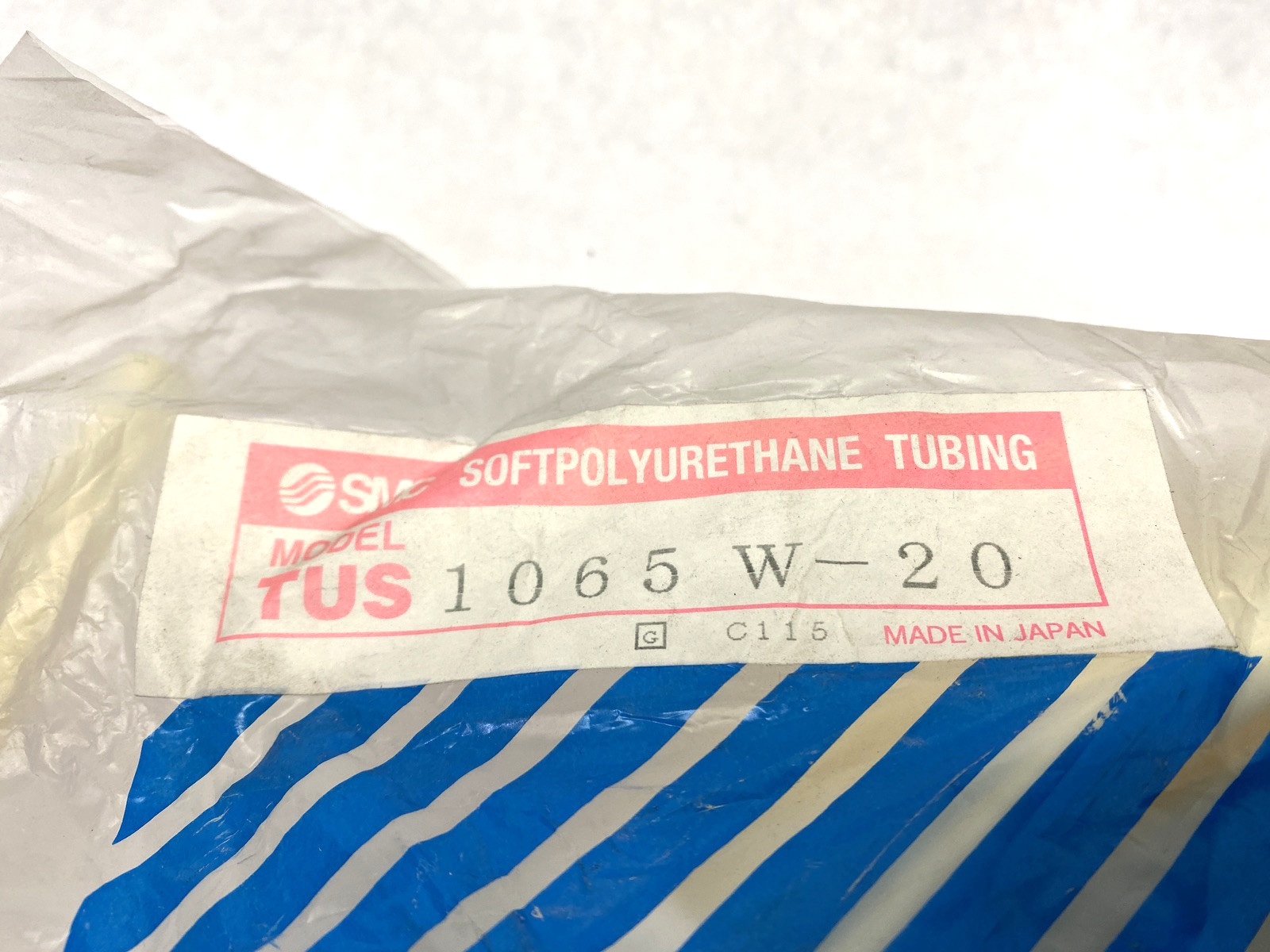 SMC TUS1065W-20 White Soft Polyurethane Tubing 10mm OD x 6.5mm ID x 20mm Length - Maverick Industrial Sales