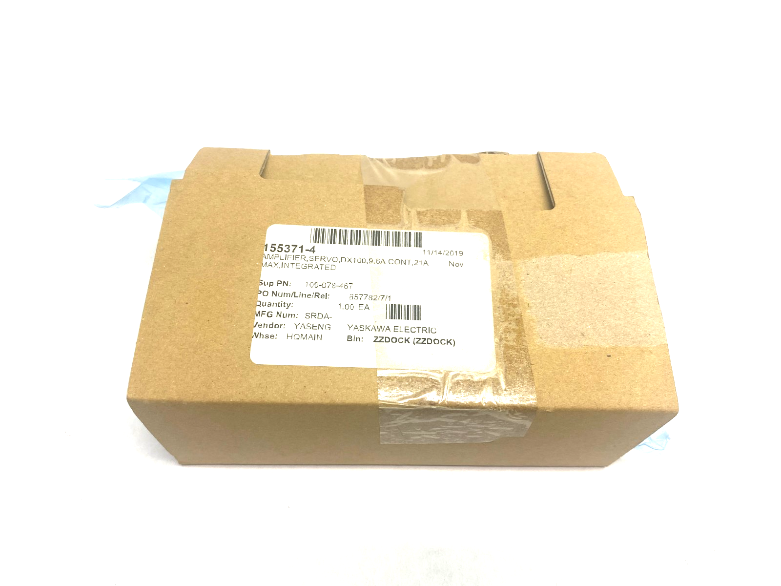 Yaskawa SRDA-SDA21A01A-E Servo Amplifier DX100, 9.6A Cont, 21A Max - Maverick Industrial Sales