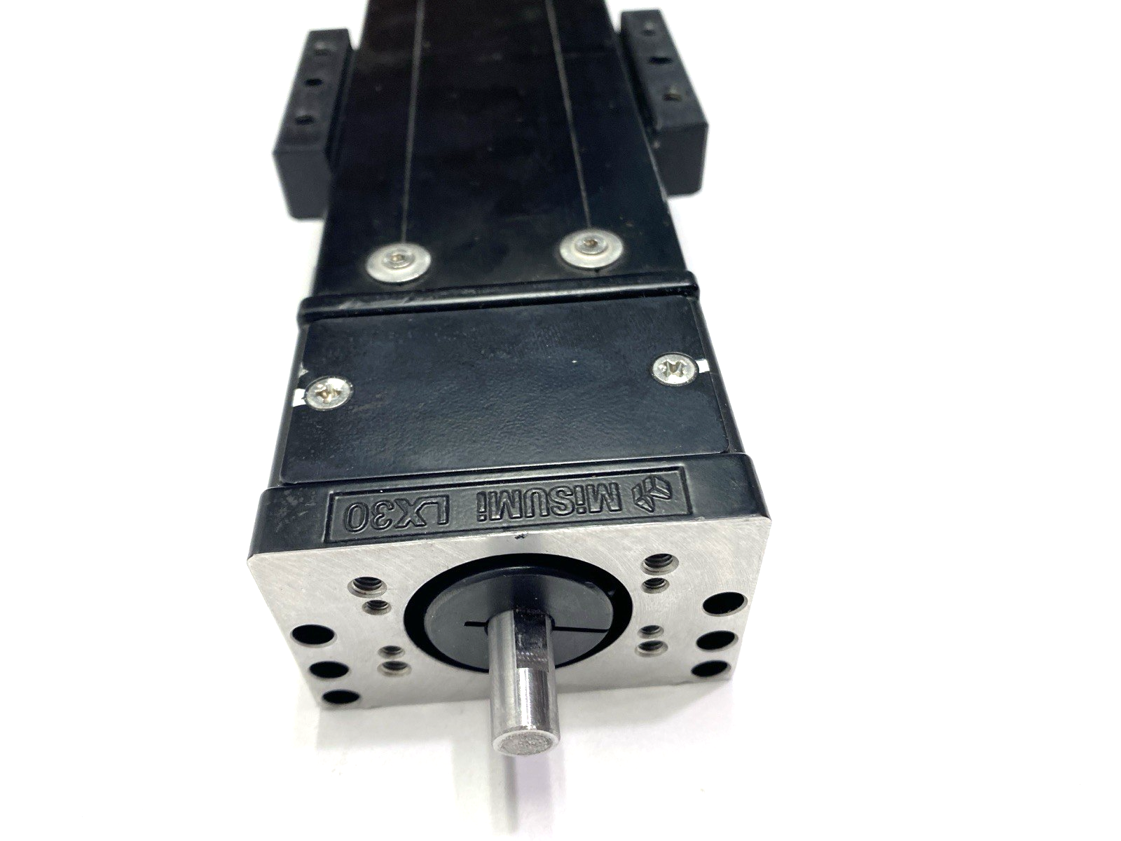 LX30 | Misumi Single Axis Actuator w/ Cover 300mm Long 54mm Table Length 80mm Wide - Used - Maverick Industrial Sales