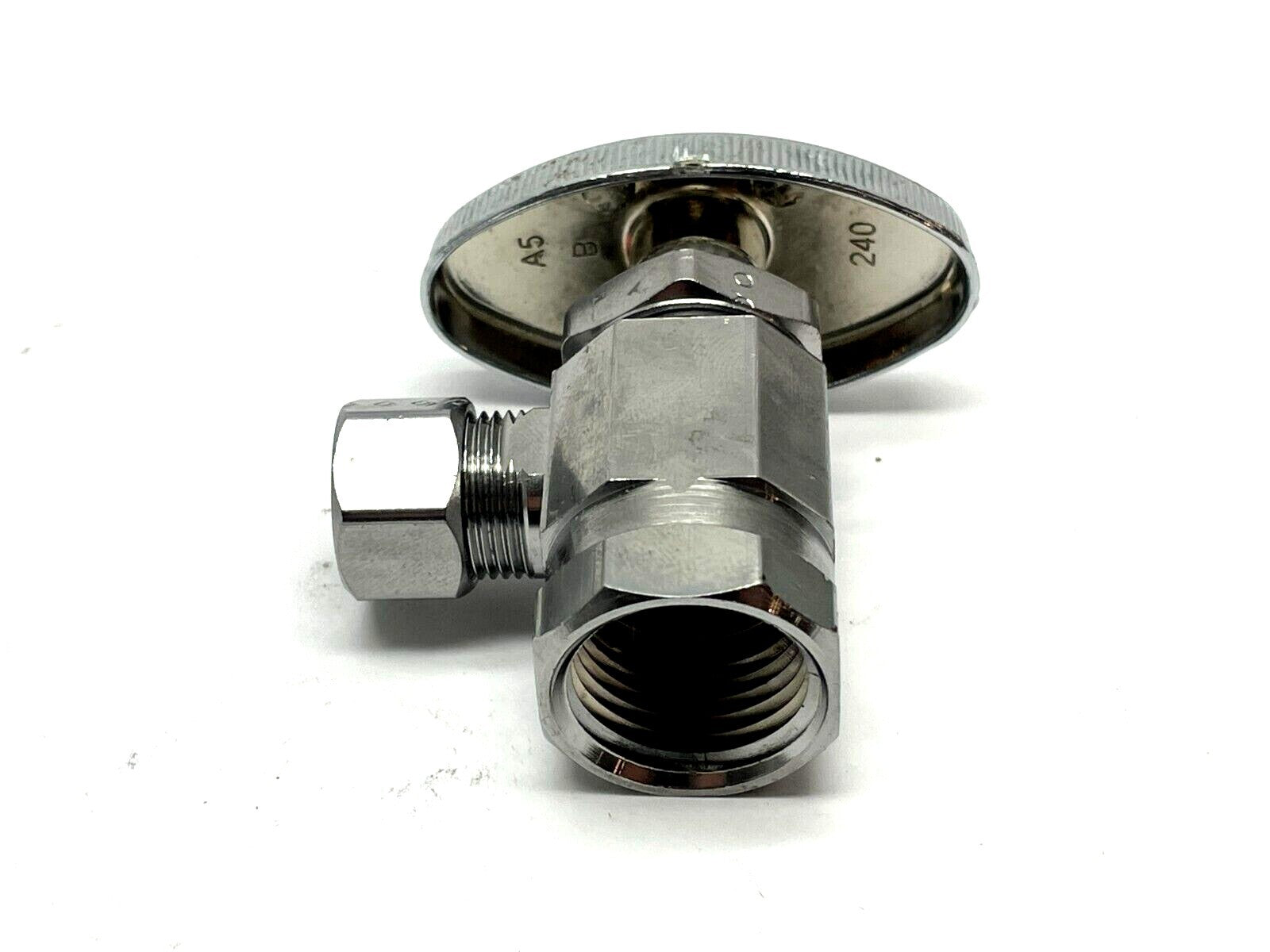 BrassCraft 0R17 C1 Angle Valve 1/2" Inlet 3/8" Outlet - Maverick Industrial Sales