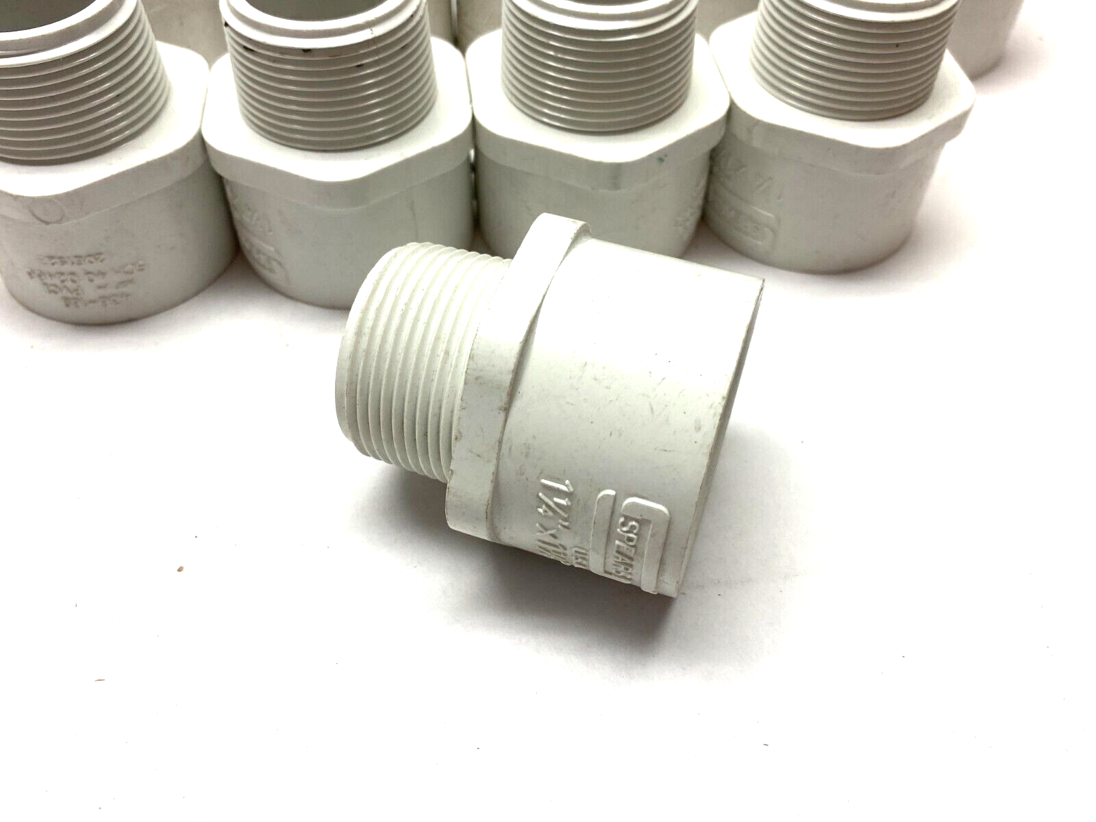 Spears 436-169 Reducing Male Adapter 1-1/4" x 1-1/2" Sch40 PVC LOT OF 20 - Maverick Industrial Sales